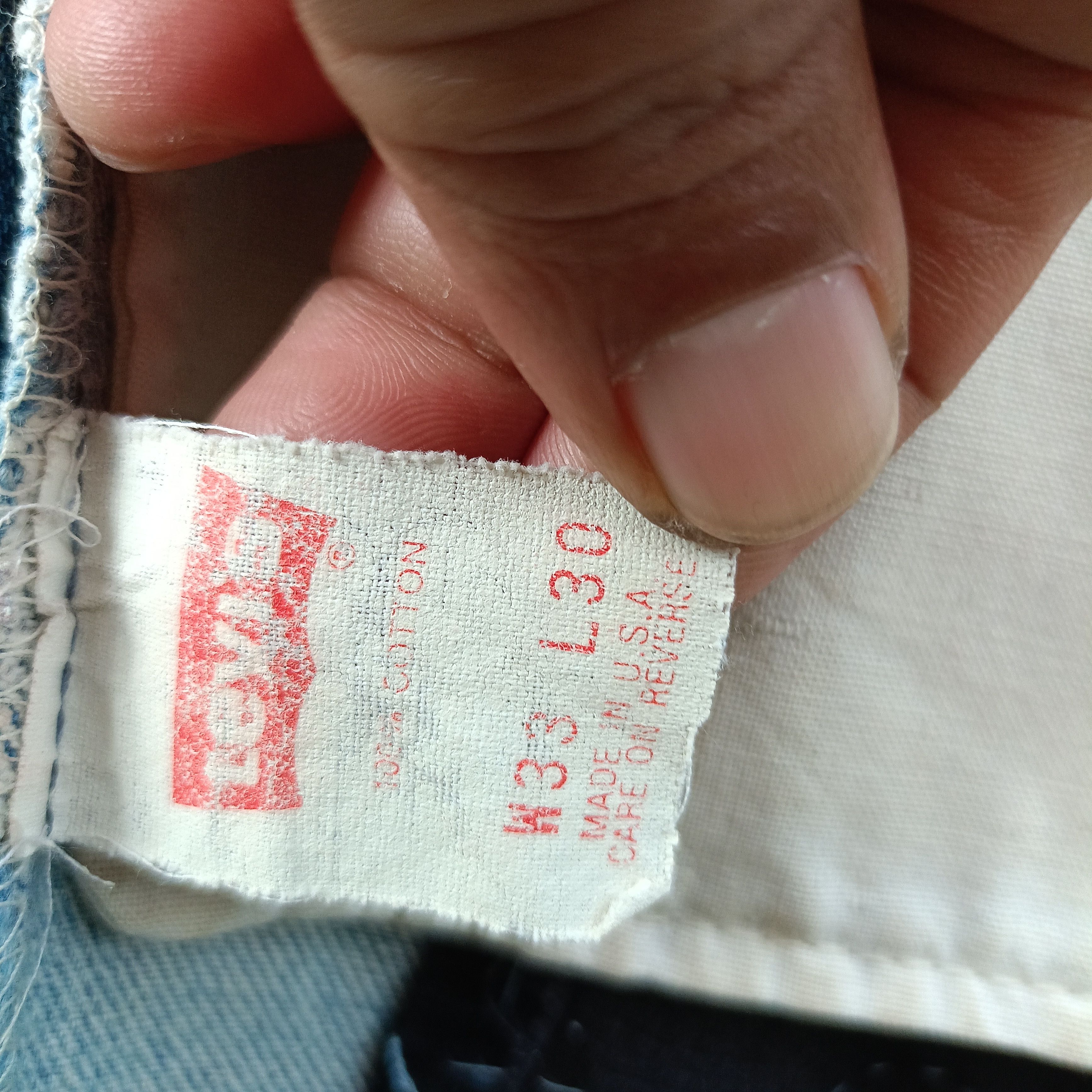Levi's Vintage Clothing Levi's 501 Distressed jeans Vintage Usa Size US 33 - 21 Thumbnail