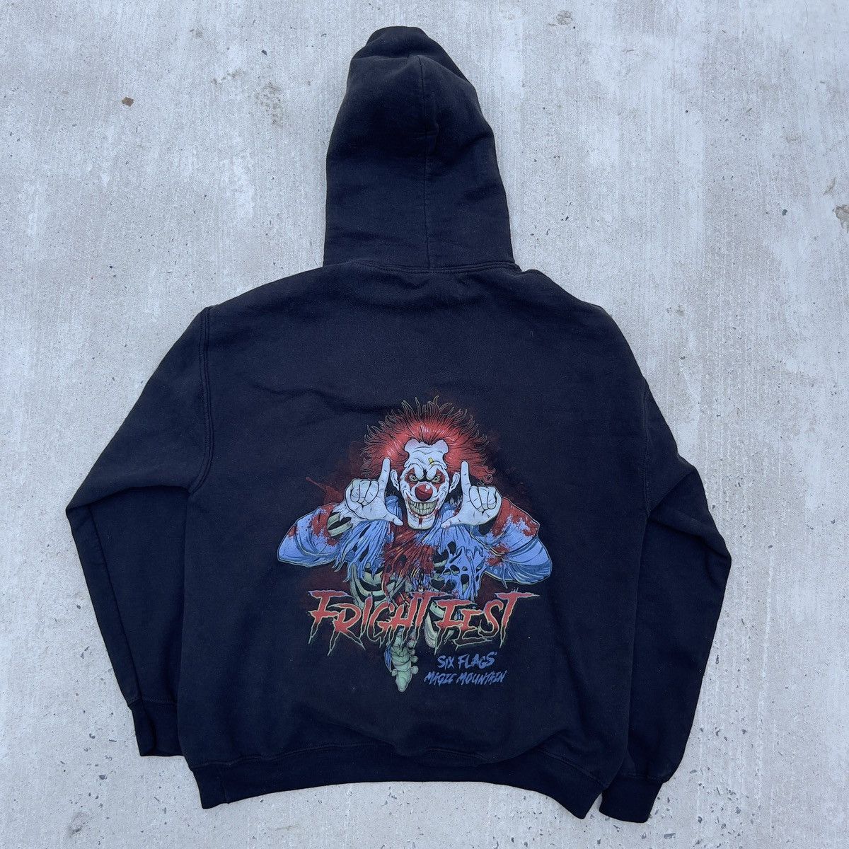 Vintage Vintage SIX FLAGS FRIGHT FEST Hoodie Size US M / EU 48-50 / 2 - 5 Thumbnail