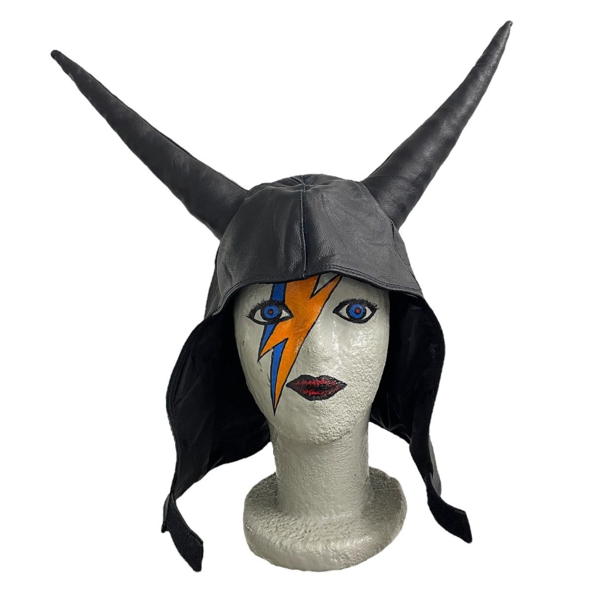 Handmade Devil Horns Hat (Playboi Carti hat, Ecco2k’s style) Size ONE SIZE - 7 Thumbnail