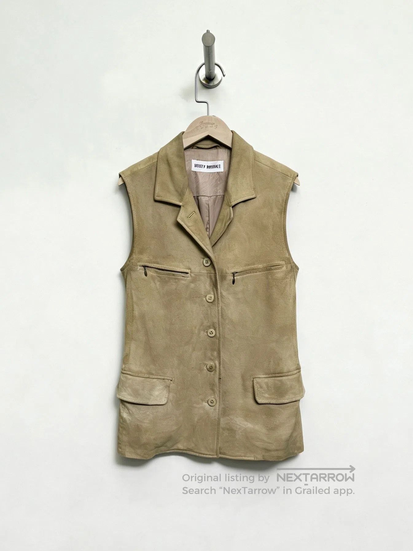 Issey Miyake Issey Miyake 2000's Goat Leather Vest. Size US M / EU 48-50 / 2 - 1 Thumbnail