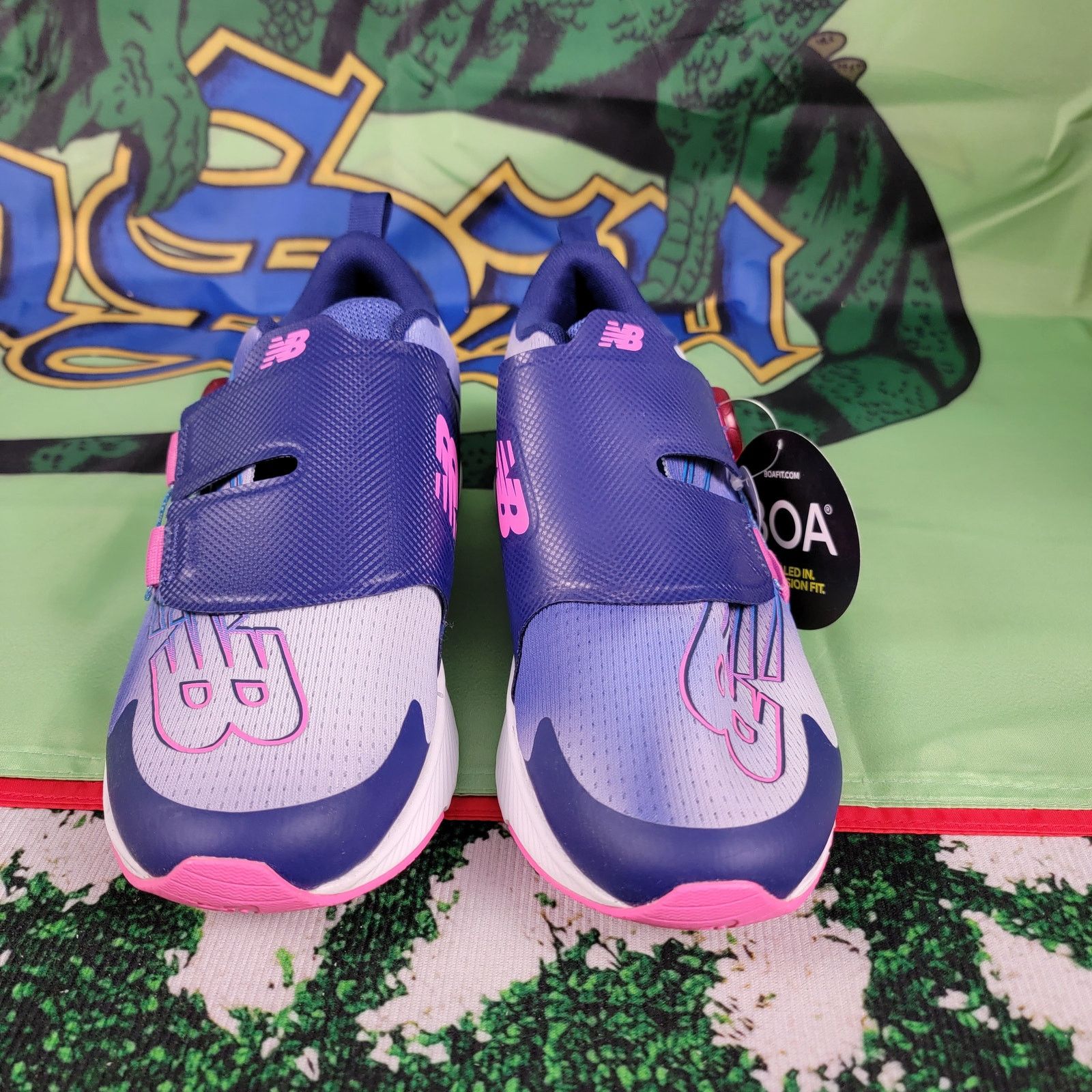 New Balance New Balance Fuel Core Reveal v3 BOA Purple Blue Kids Sz 7 Size US 7 / IT 37 - 4 Thumbnail