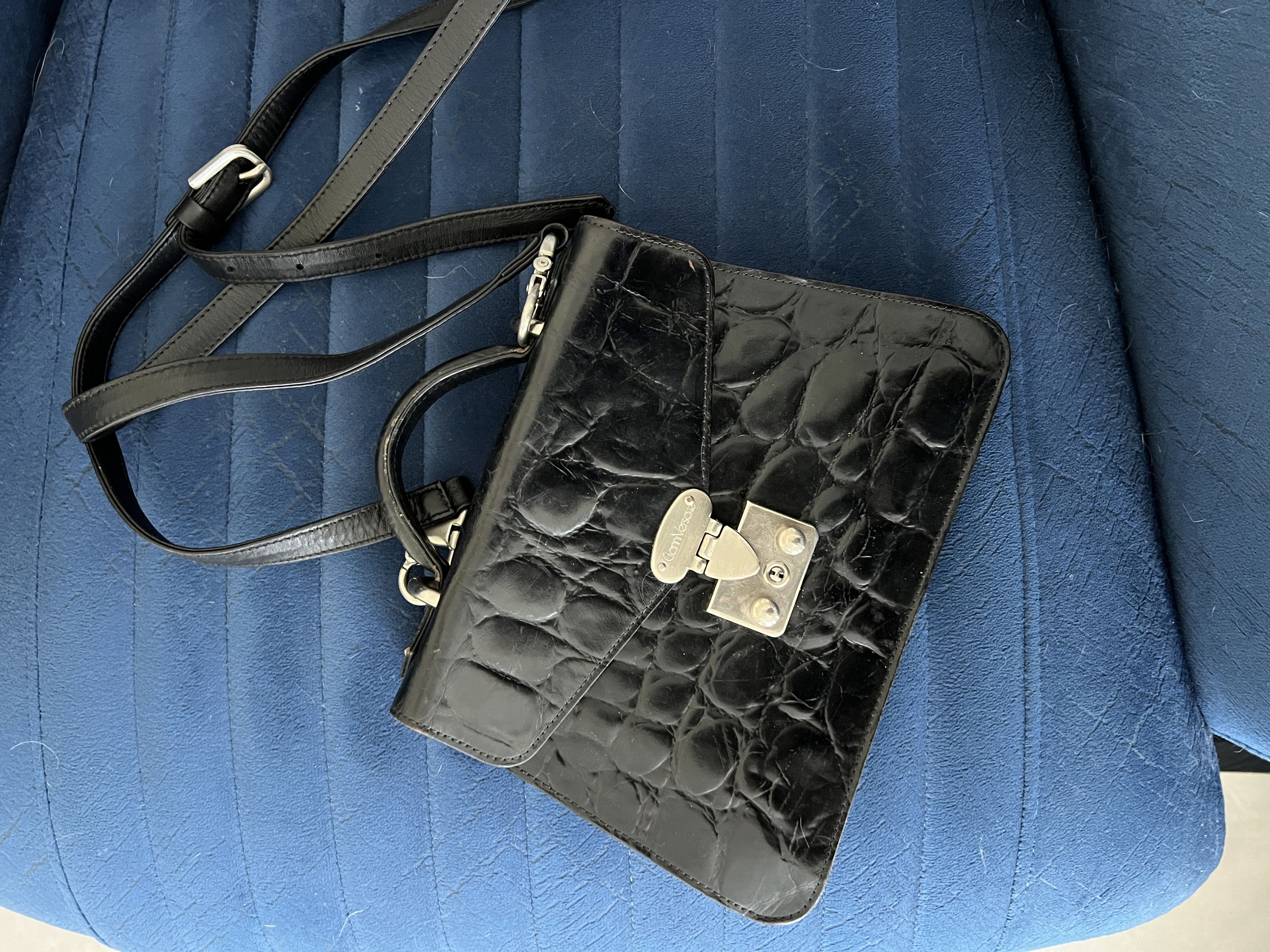 Versace Gianni Versace Embossed Croc Cross body Size ONE SIZE - 2 Thumbnail