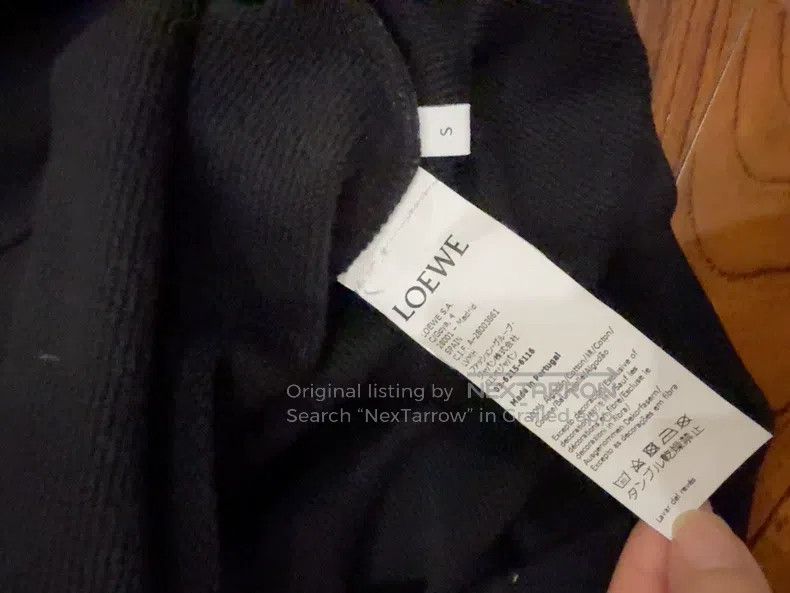 Loewe Loewe Hooded Sweatshirt Size S / US 4 / IT 40 - 3 Thumbnail
