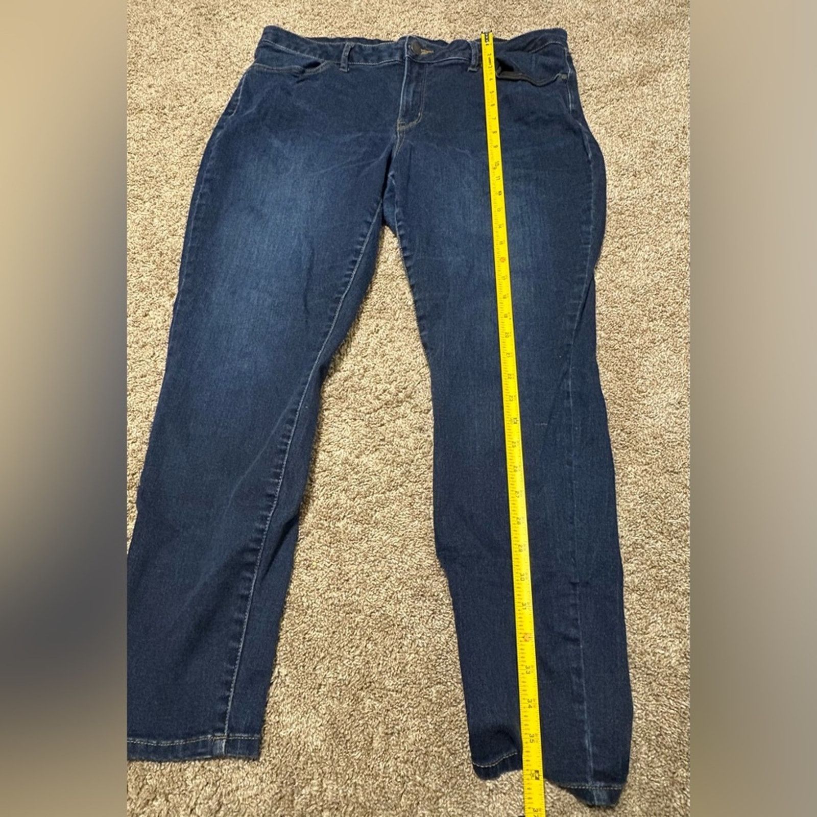 Vintage (Ana) Blue Denim Plus Size Jeans: Size 34/18 Size 40" / US 18 - 5 Thumbnail