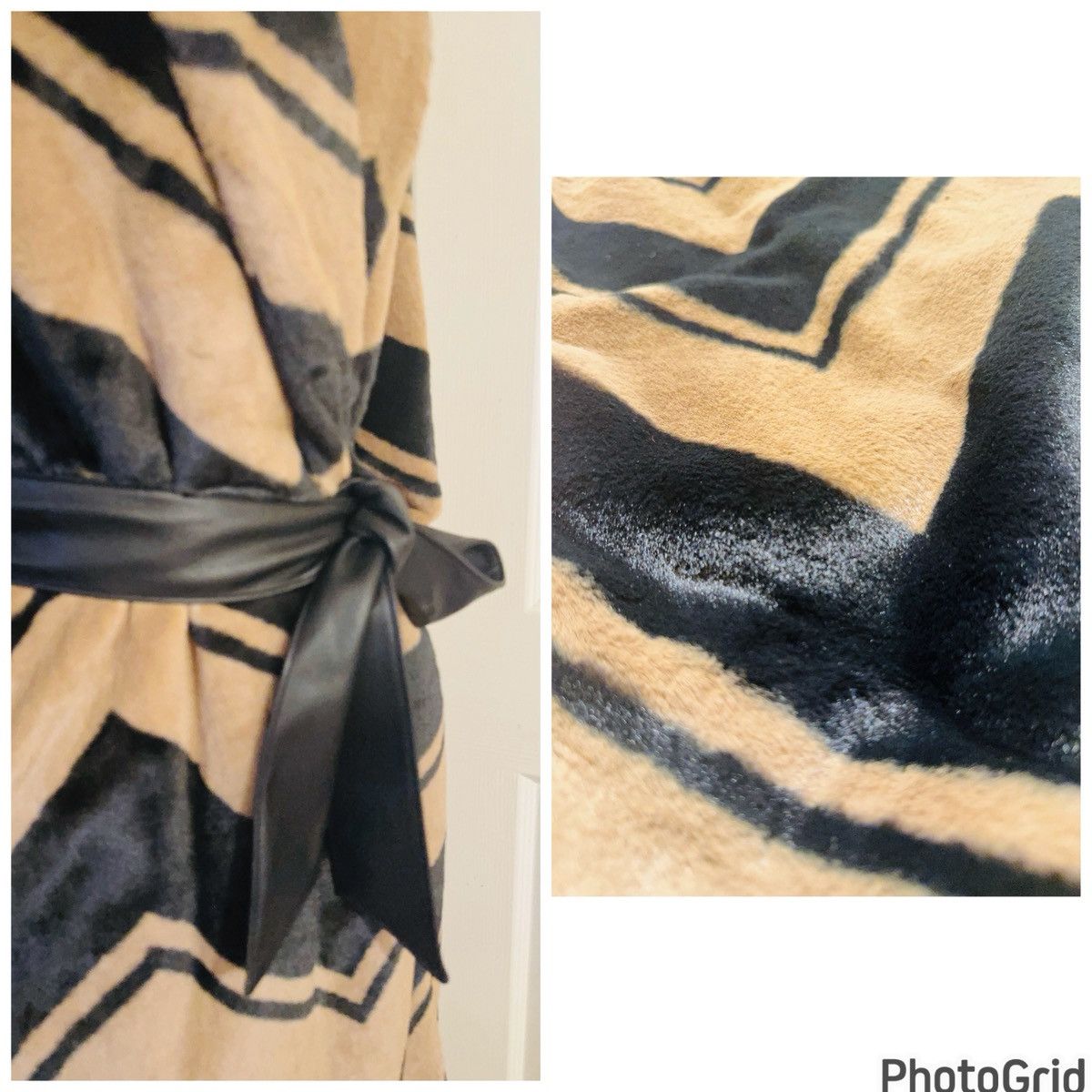 Banana Republic Banana Republic Faux Fur Coat with Leather Belt Size S / US 4 / IT 40 - 12 Thumbnail