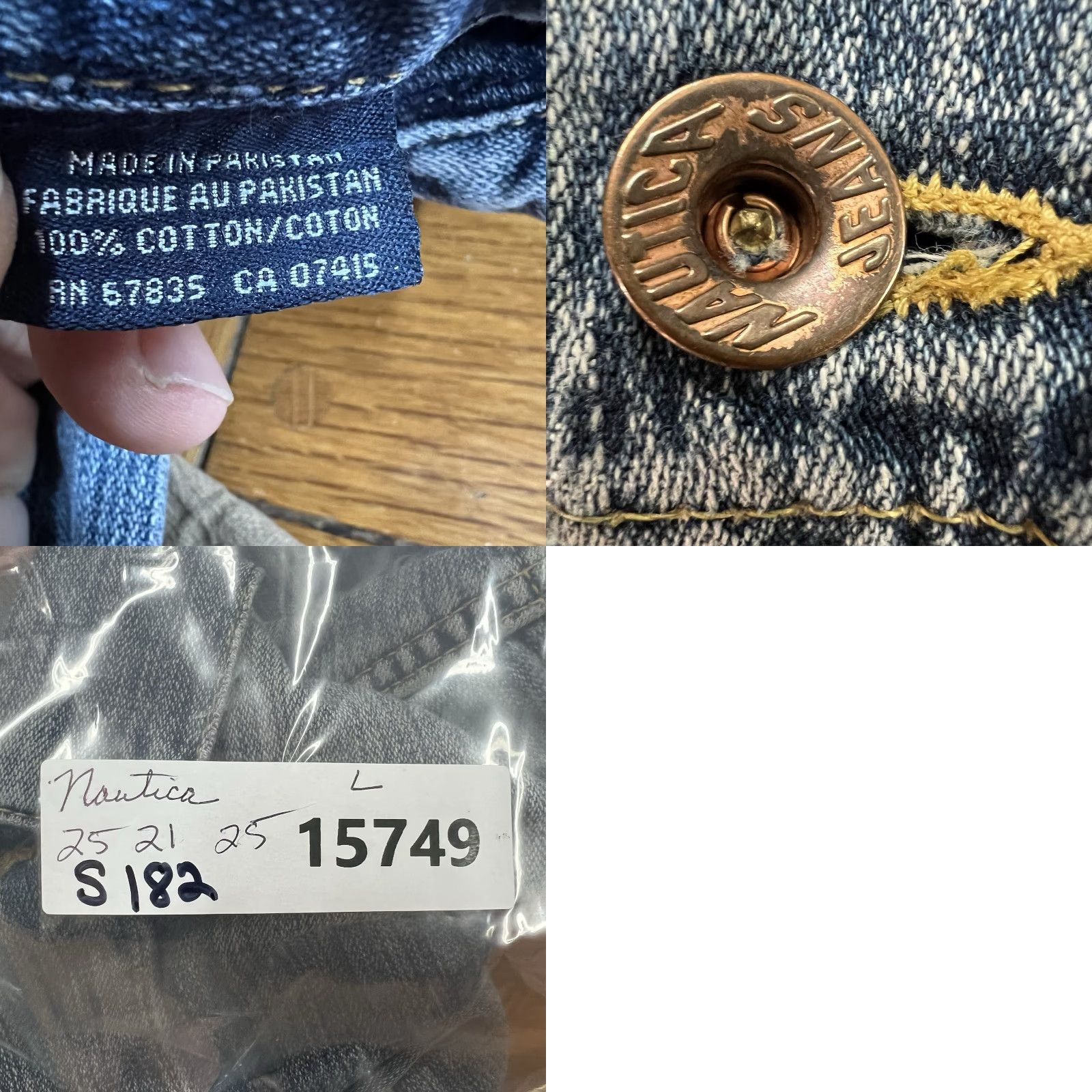 Nautica Nautica Denim Jacket Men’s Size L Blue (Jacket, Denim, Cotton) Size US L / EU 52-54 / 3 - 8 Thumbnail