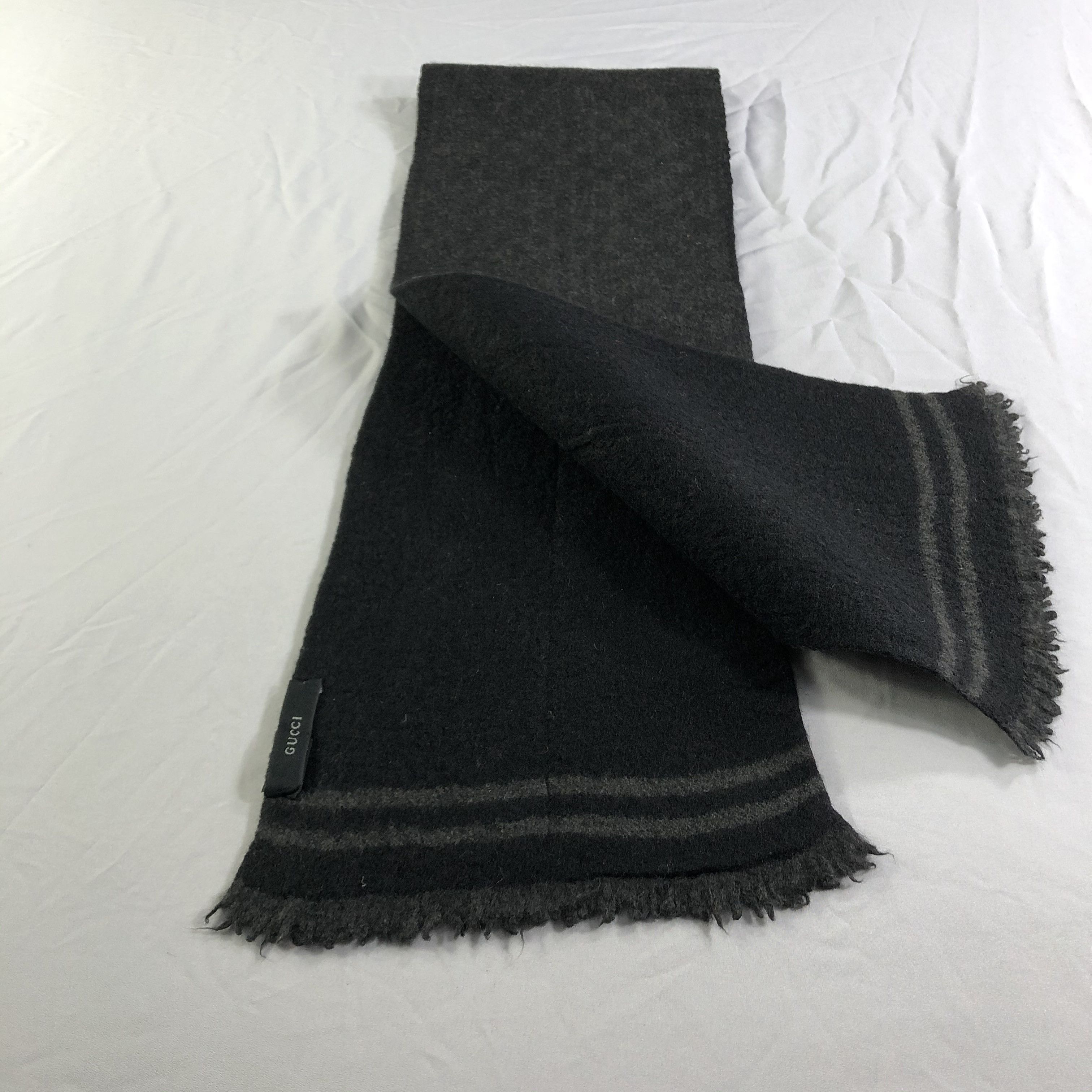Gucci Gucci Wool Scarf Muffler Neck Wrap V2440 Size ONE SIZE - 4 Thumbnail