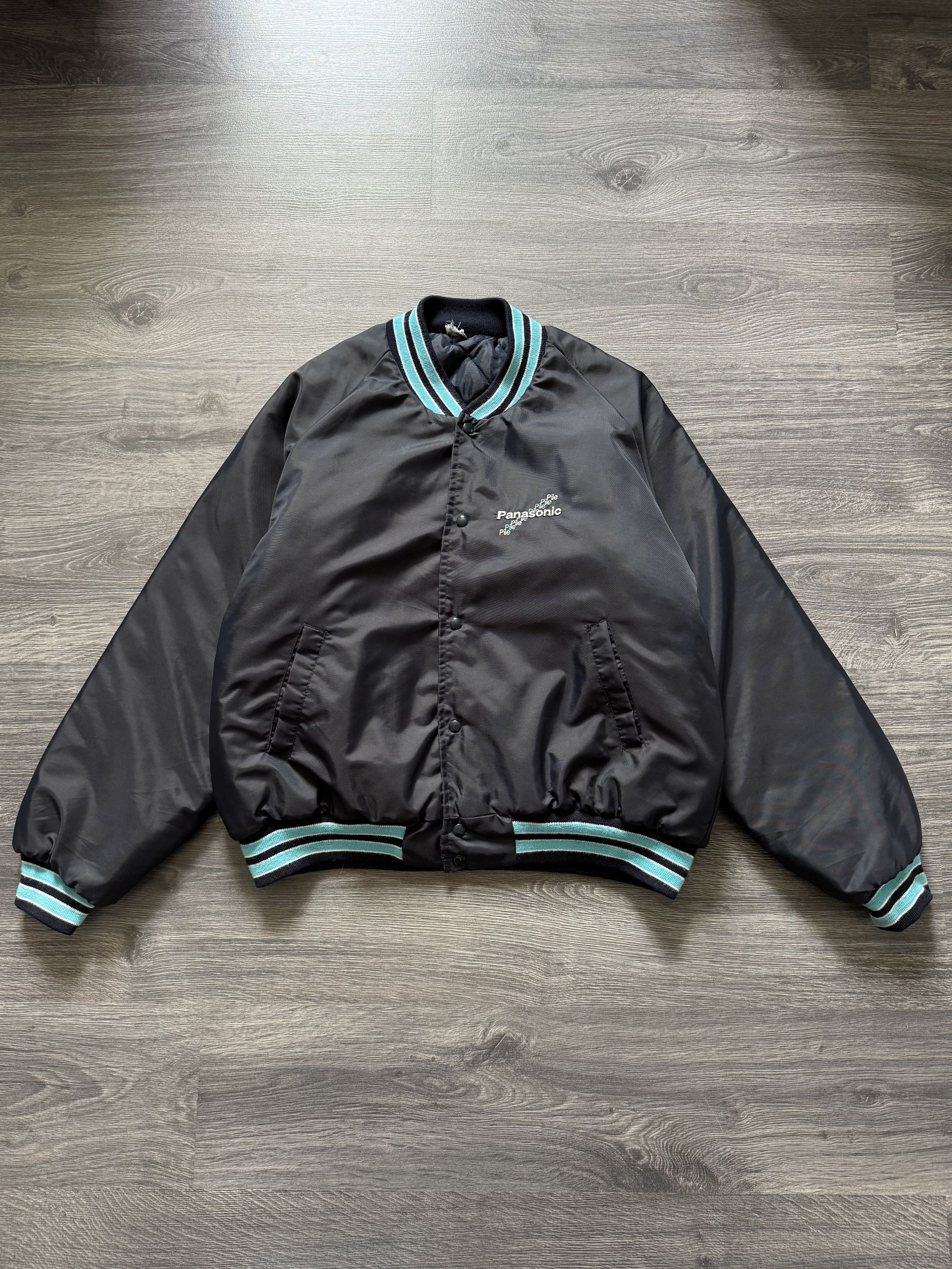 Vintage RARE Vintage 80s Panasonic Bomber Jacket Size US L / EU 52-54 / 3 - 6 Thumbnail
