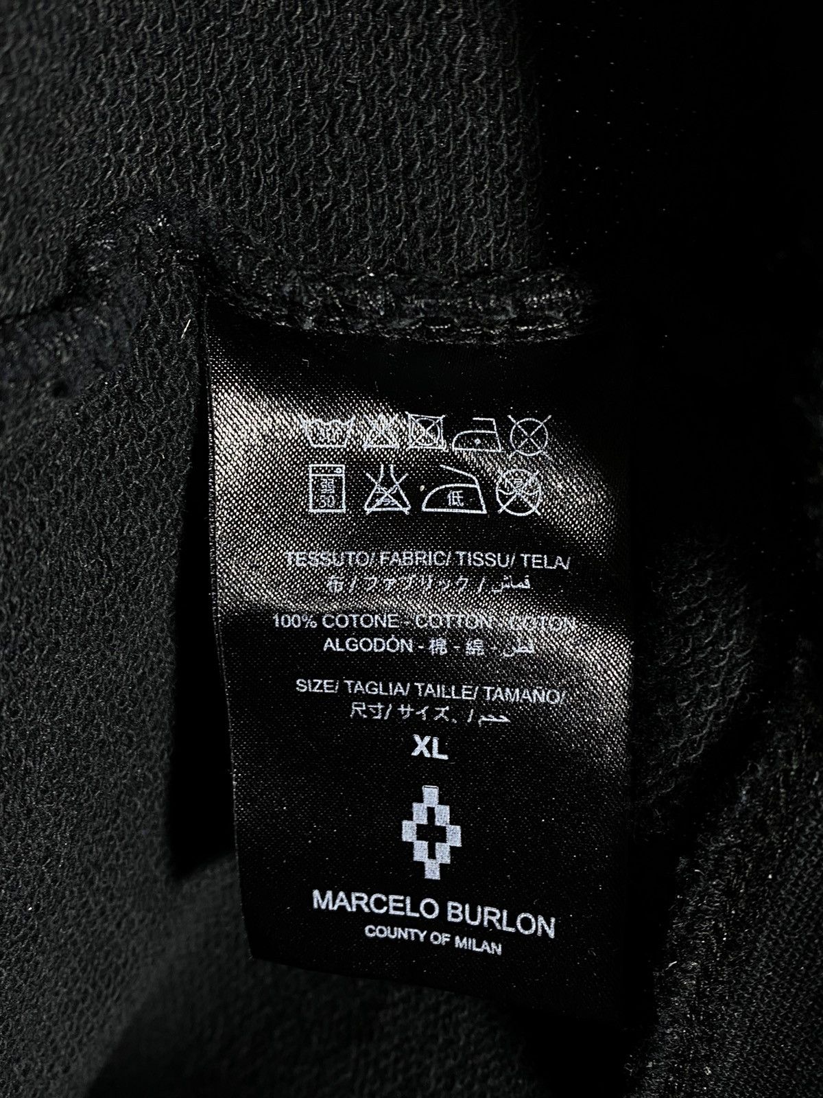 Marcelo Burlon Marcelo Burlon authentic black skull logo print sweatshirt Size US XL / EU 56 / 4 - 14 Thumbnail