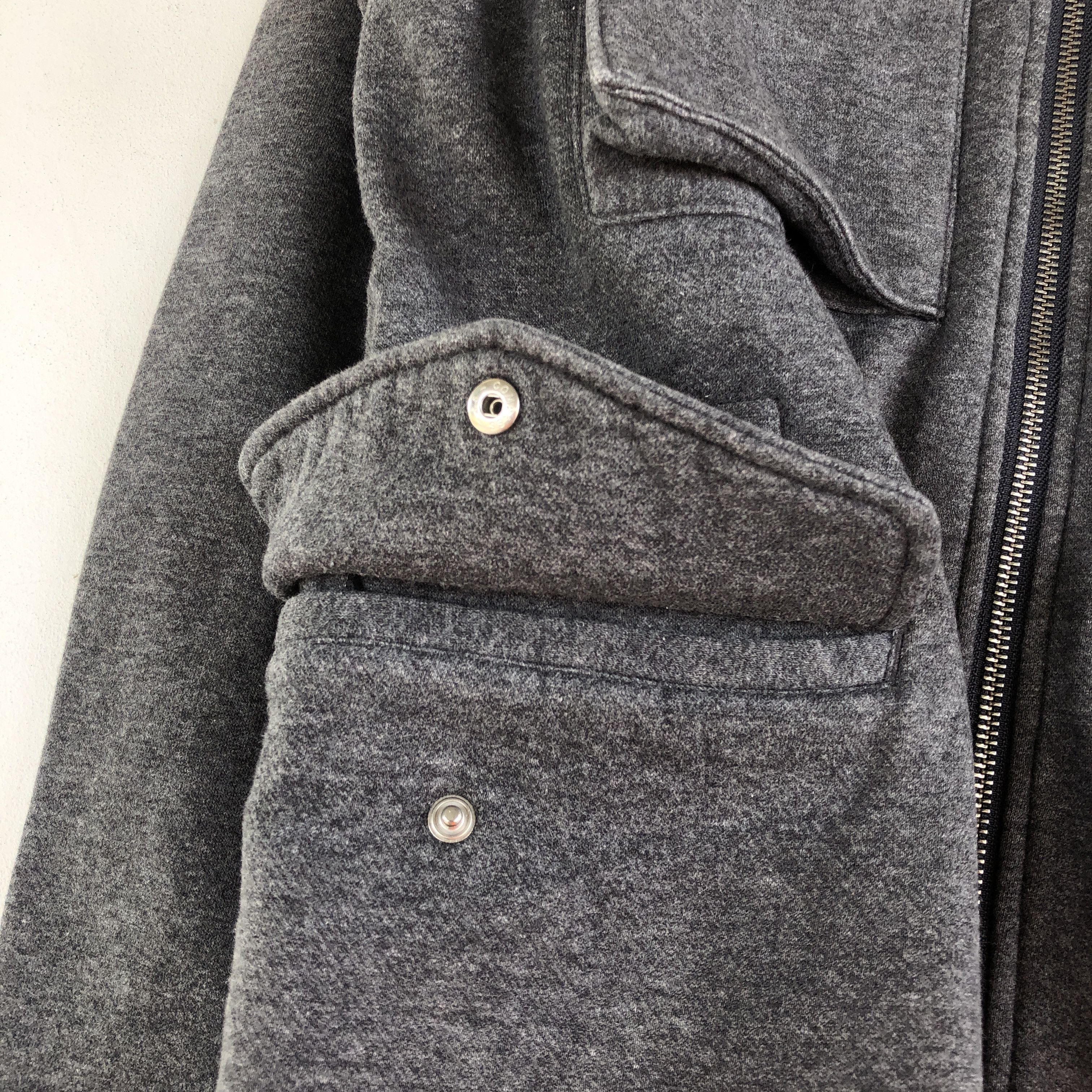 Beams Plus × Japanese Brand × Vintage Y2K Beams Heart Japanese Hoodie Bondage Multi Pocket Jacket Size XS / US 0-2 / IT 36-38 - 6 Thumbnail