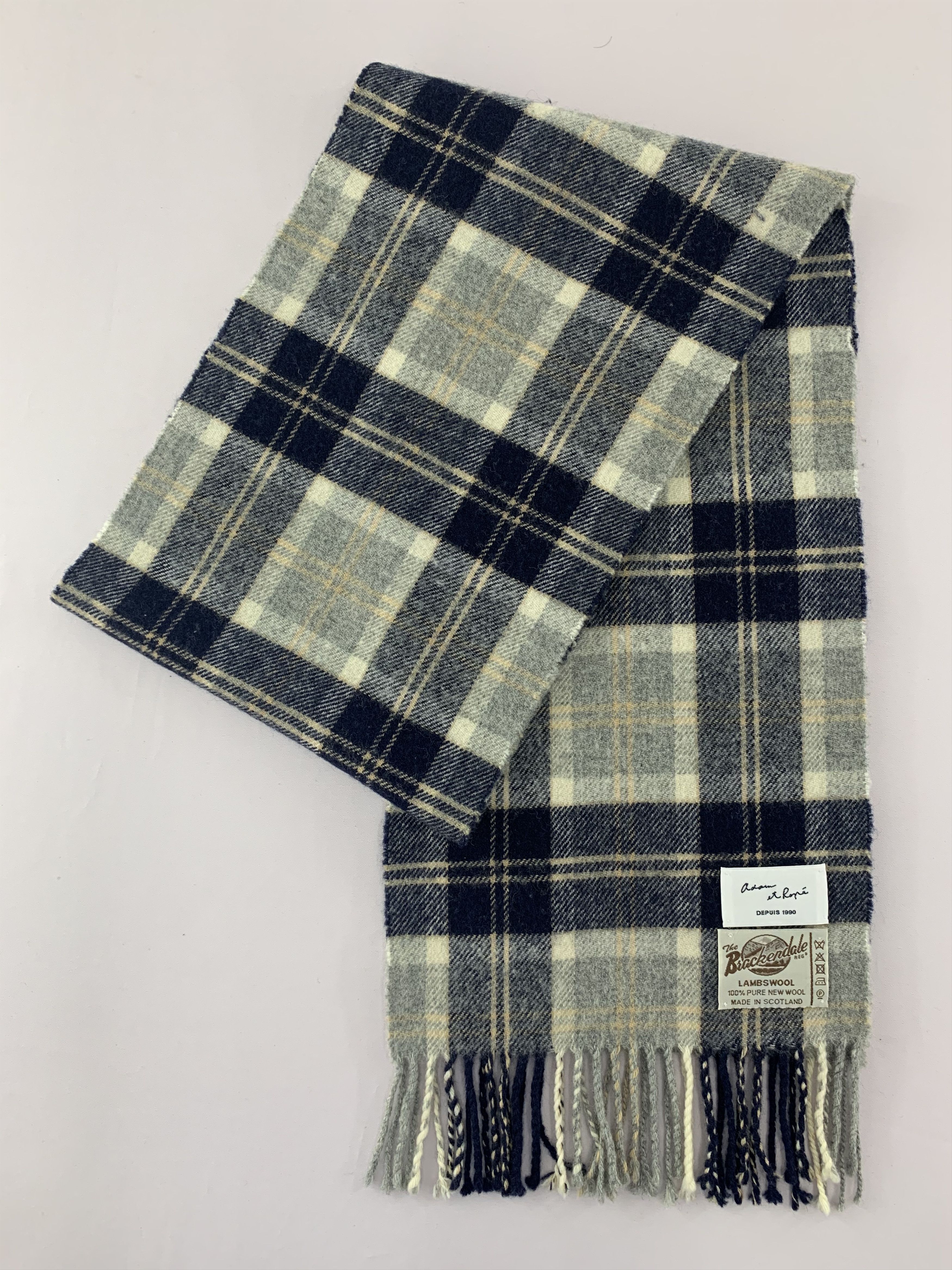 ADAM ET ROPE Adam et Rope Scarf Wool Muffler Neck Wrap BL4052 Size ONE SIZE - 3 Thumbnail