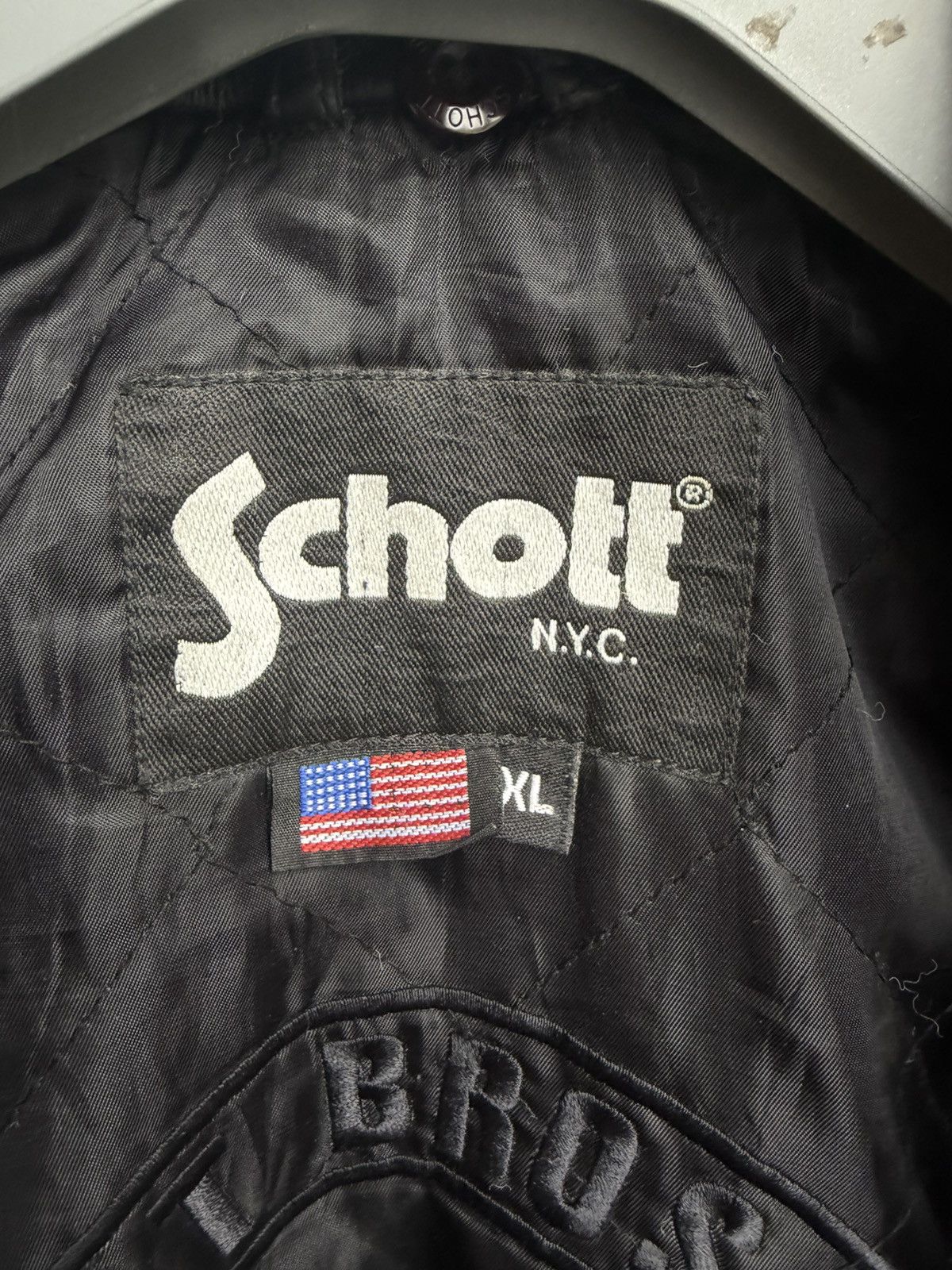 Schott Rare vintage Schott NYC Leather Jacket Cowhide bomber ID6875 Size US XL / EU 56 / 4 - 10 Thumbnail