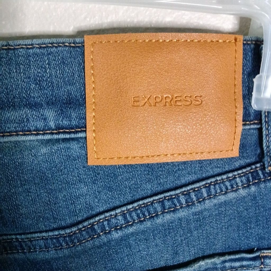 Express Express Mid Rise Skinny Jeans Medium Wash Stretch 4 S NWT Size 27" / US 4 / IT 40 - 9 Thumbnail