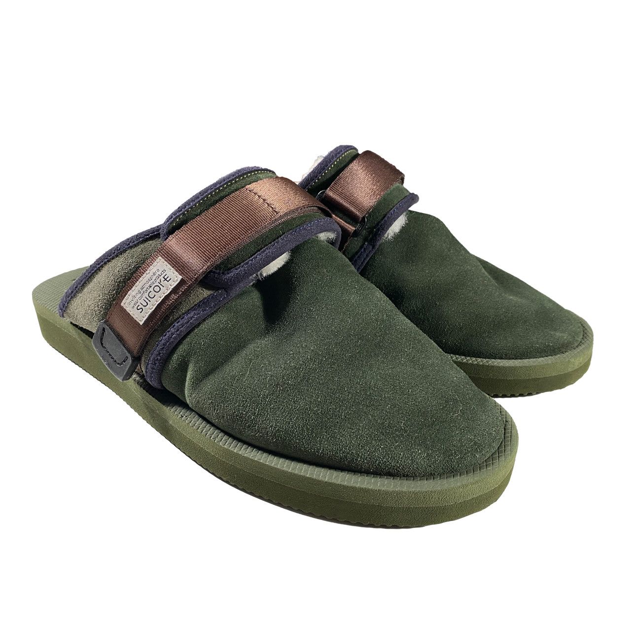 Suicoke Suicoke ZAVO-Mab Shearling Forest Green Mules Size US 11 / EU 44 - 1 Thumbnail