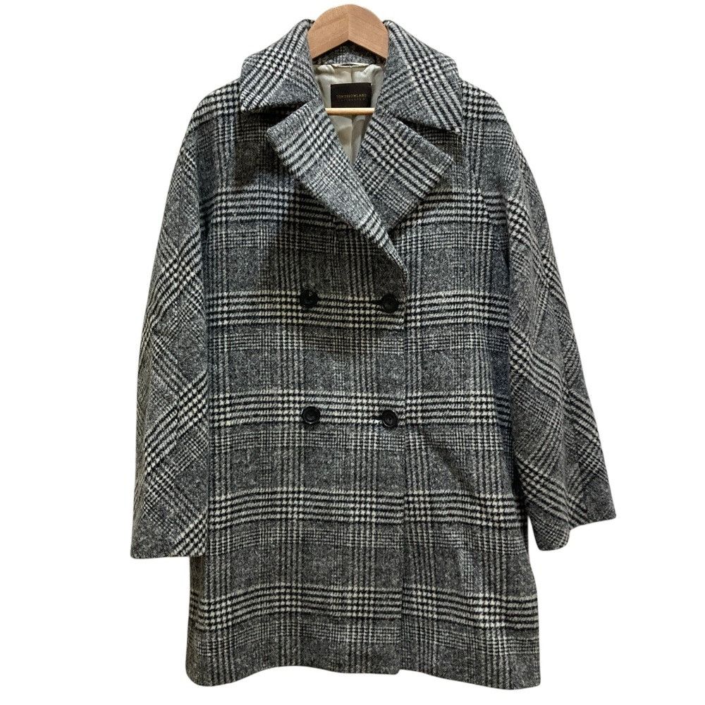 Other Other Tomorrowland Collection Broken Glen Check Double Breasted Coat Textile Outerwear DUTY FREE for USA Size ONE SIZE - 1 Thumbnail