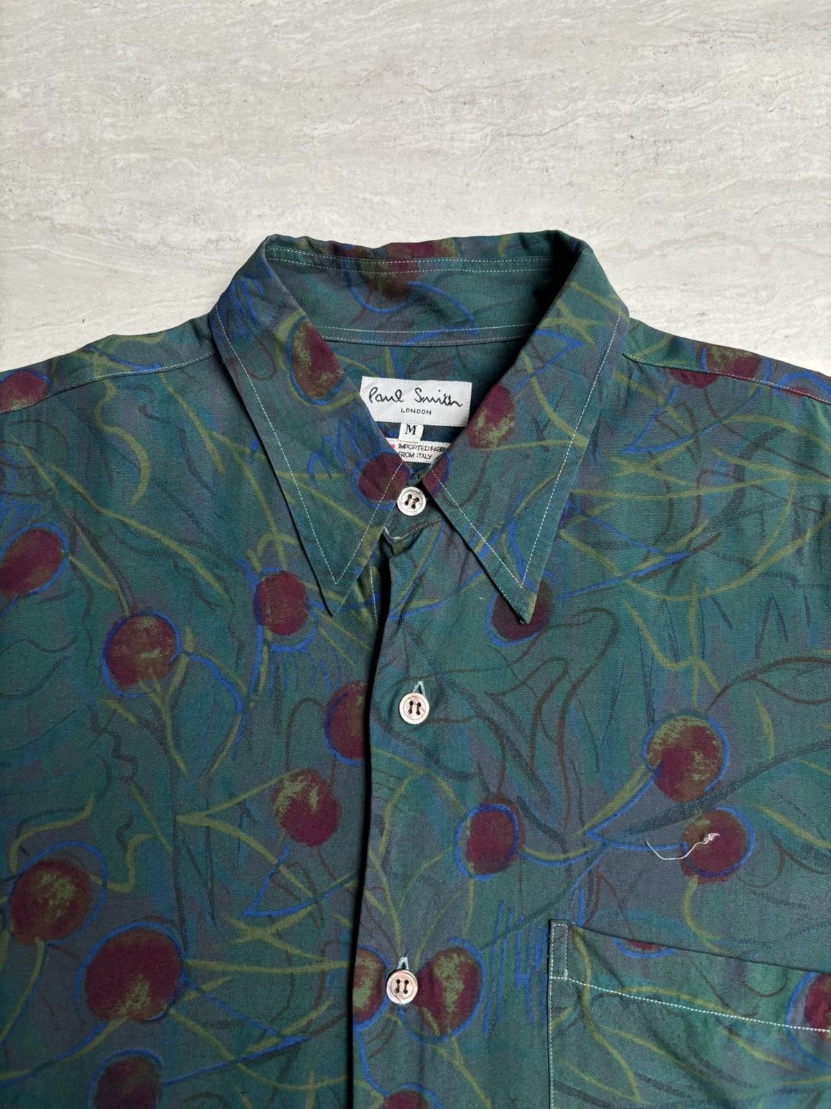 Paul Smith PAUL SMITH London Flower Motive Shirt Size US L / EU 52-54 / 3 - 9 Thumbnail