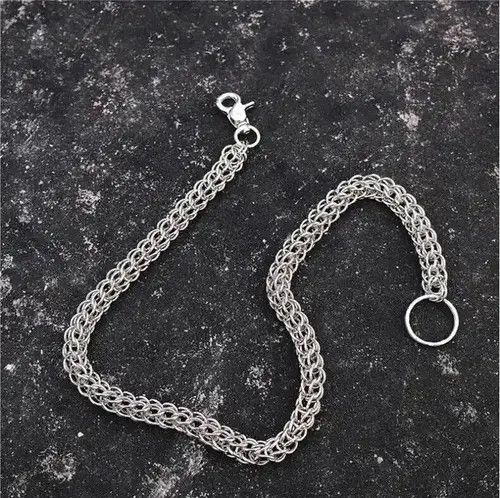 Vintage Keychain Metal Wallet Belt Chain Size ONE SIZE - 4 Thumbnail