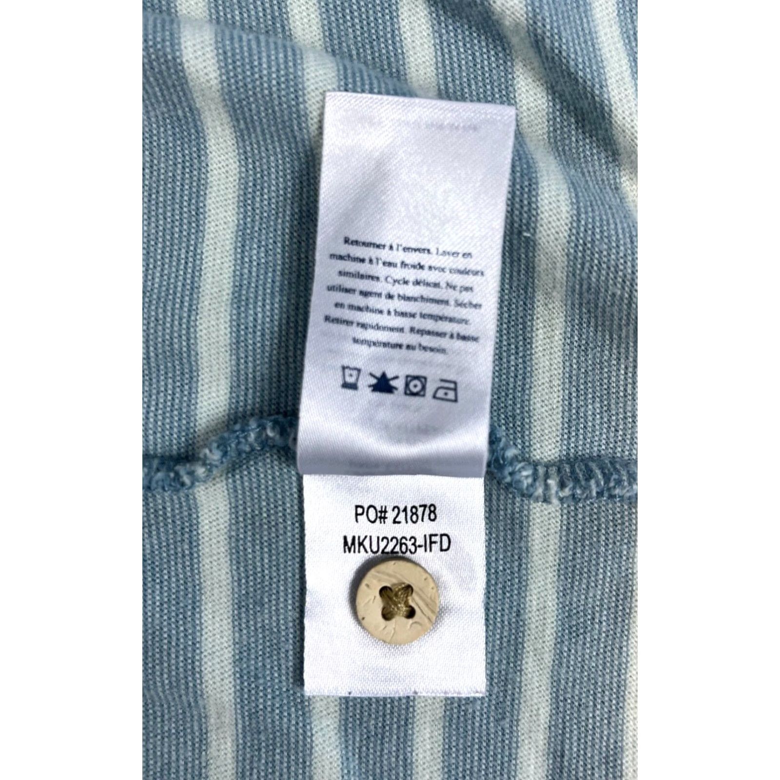 Faherty Faherty Men's Isle Polo Shirt Striped XL Blue 100% Cotton Shirt Mens XL Striped Polo 100% Cotton Classic Modern Preppy Size US XL / EU 56 / 4 - 7 Thumbnail