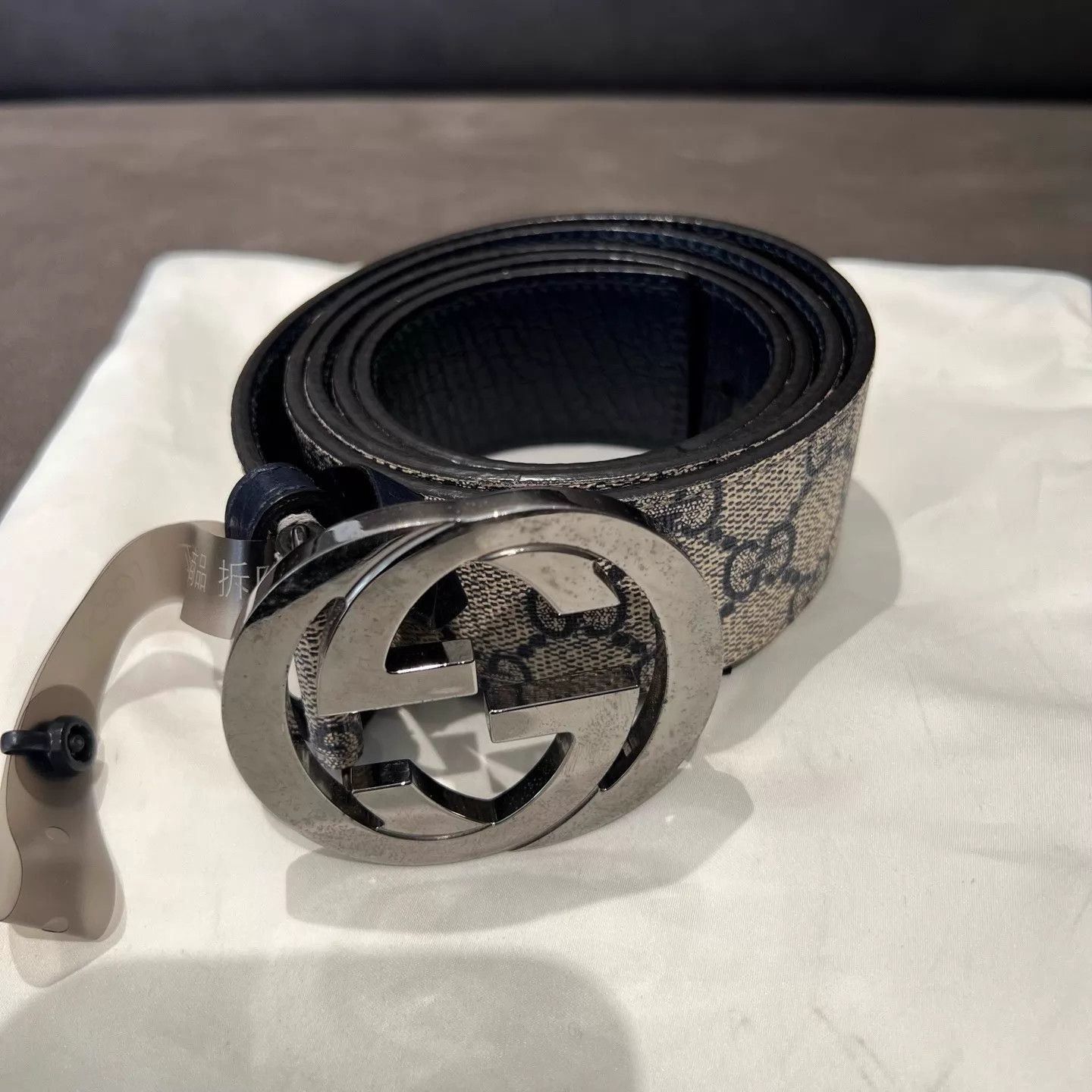 Gucci GUCCI GG Monogram Men's Belt 105cm Size ONE SIZE - 1 Thumbnail