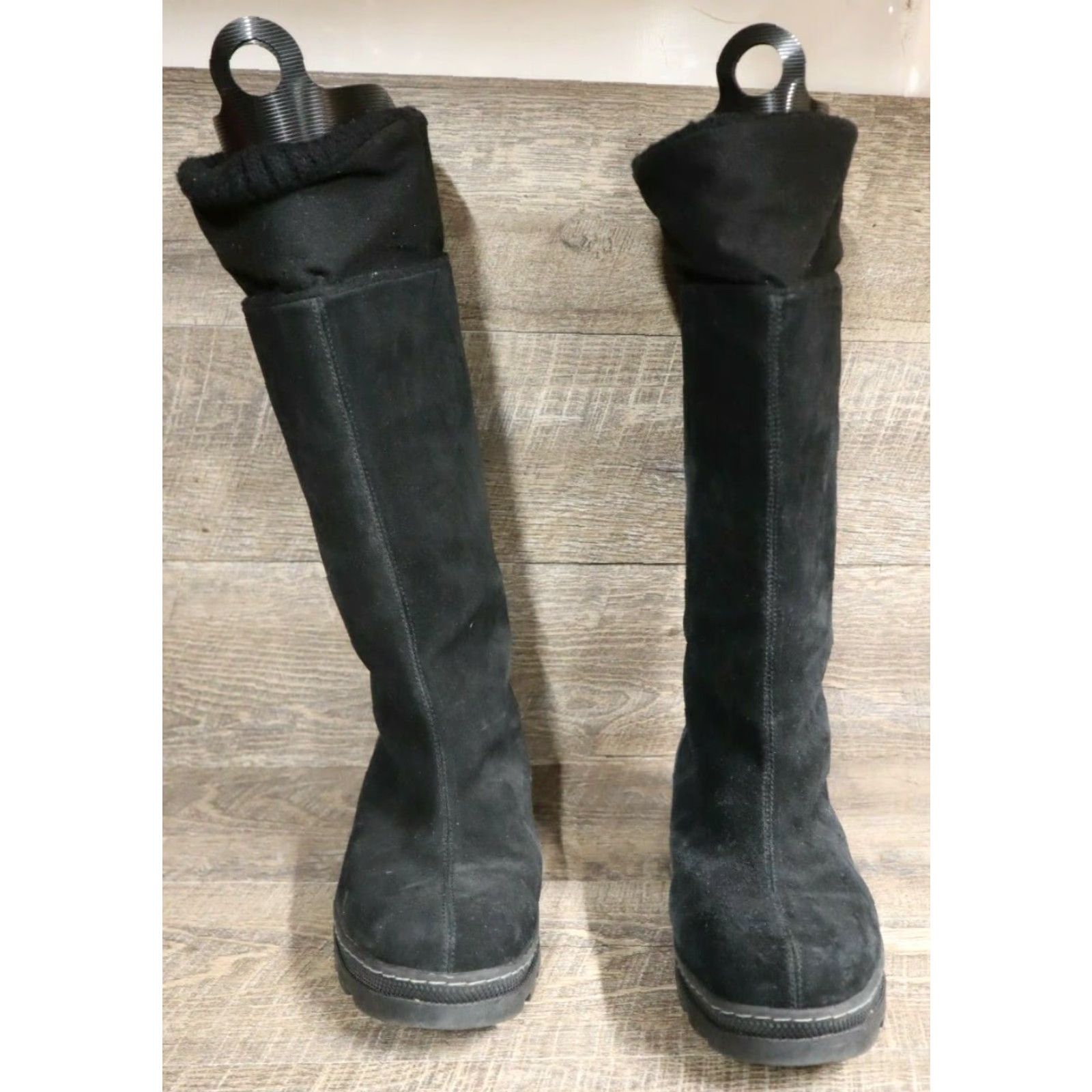 SKECHERS SKECHERS SOHO LAB Boots Knee-High Black Suede 7 US Womens Size US 7 / IT 37 - 3 Thumbnail