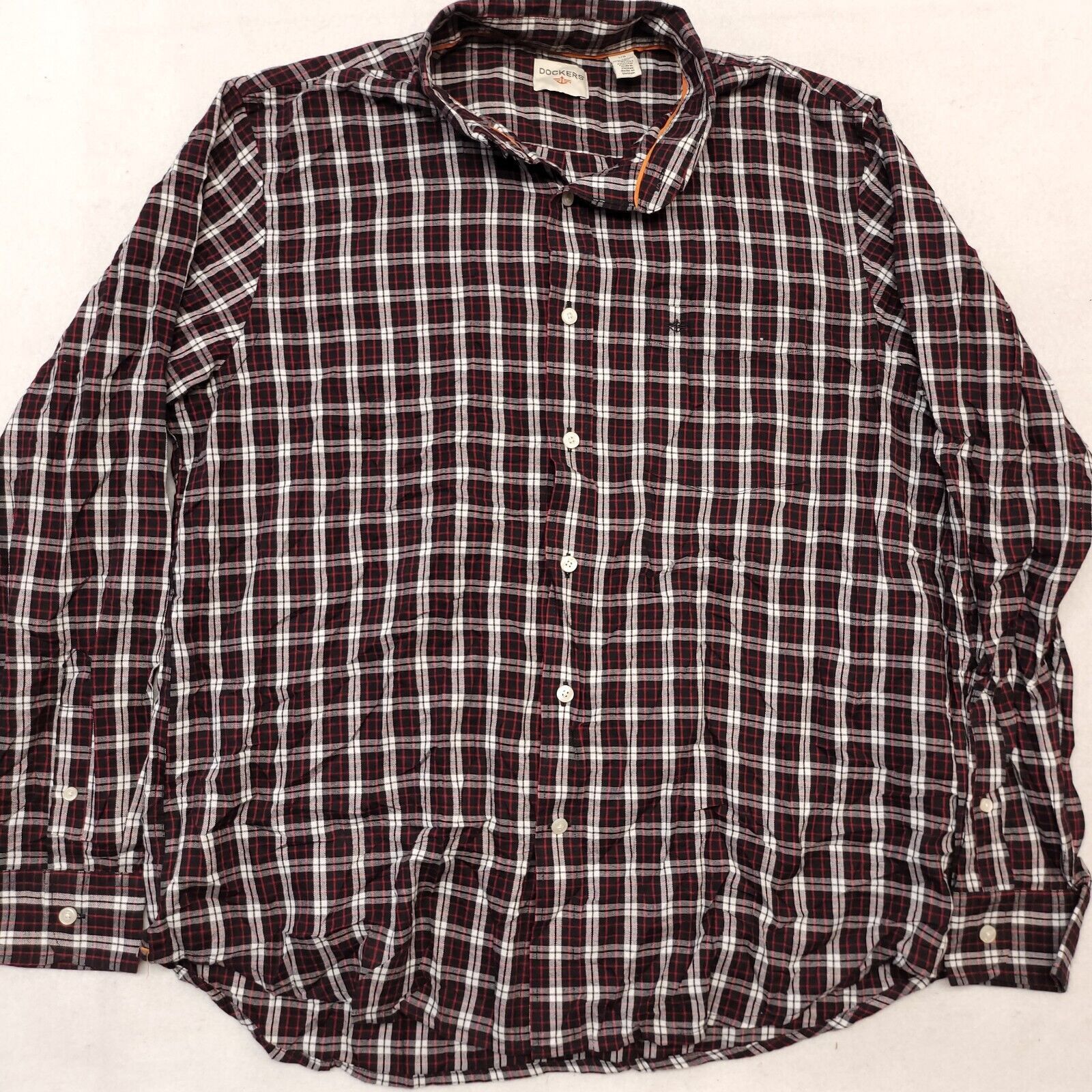 Dockers Dockers Tartan Flannel Shirt Mens Size Large L Black White Size US L / EU 52-54 / 3 - 2 Thumbnail