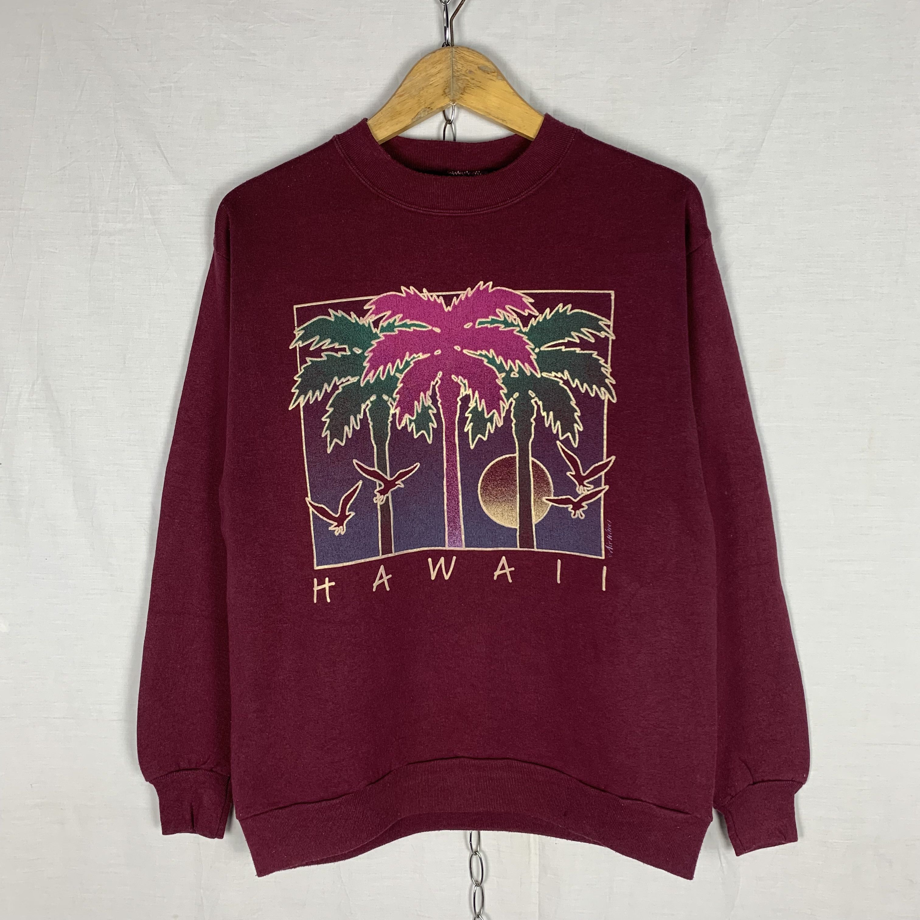 Vintage Vintage HAWAII Sweatshirt Crewneck Size US M / EU 48-50 / 2 - 1 Thumbnail