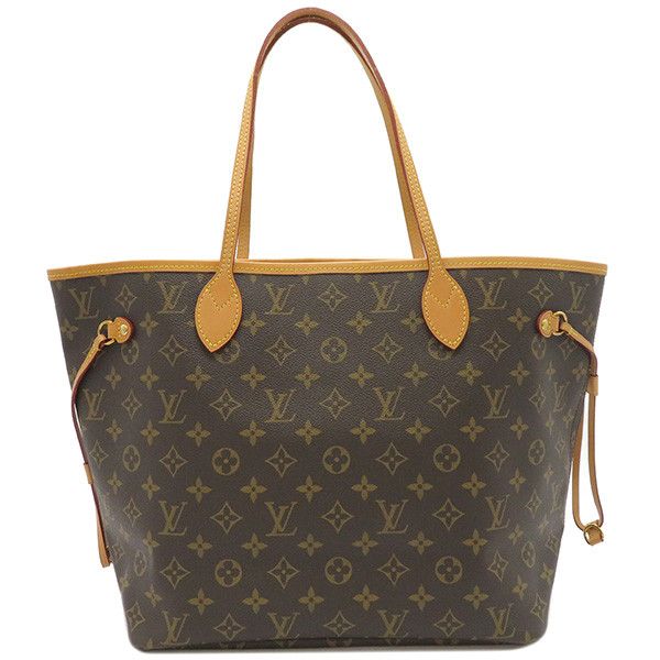 Louis Vuitton Tote Bag Neverfull MM Beige Brown