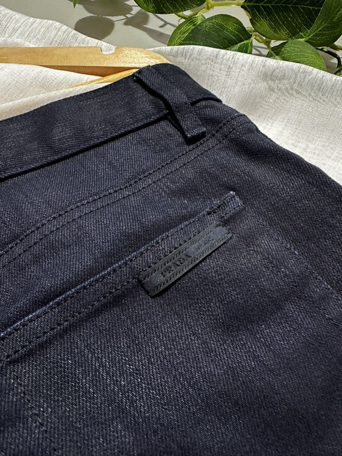 Prada Denim Jeans Prada Milano Dark Indigo Blue Navy Indigo Size US 34 / EU 50 - 6 Thumbnail