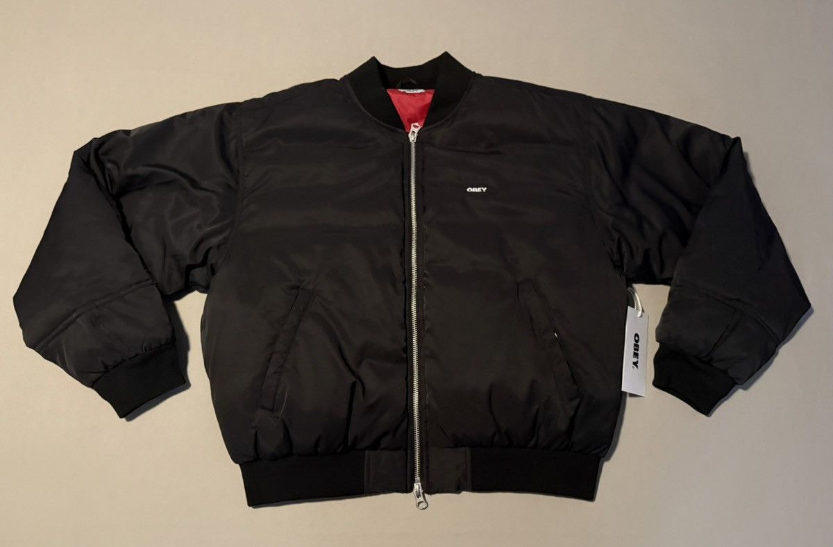 OBEY Clothing Men’s Flight Bomber Jacket Brand New DS