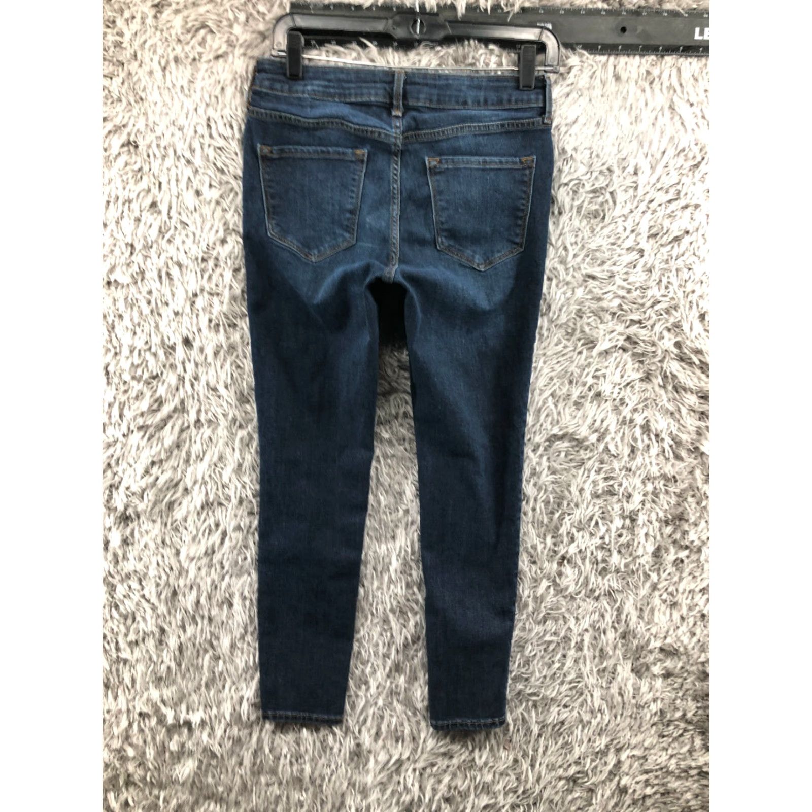 Old Navy Old Navy Skinny Jeans Size 6 Short Womens Blue Denim Regular Rise 5-Pocket Style Slim Size 28" / US 6 / IT 42 - 5 Thumbnail