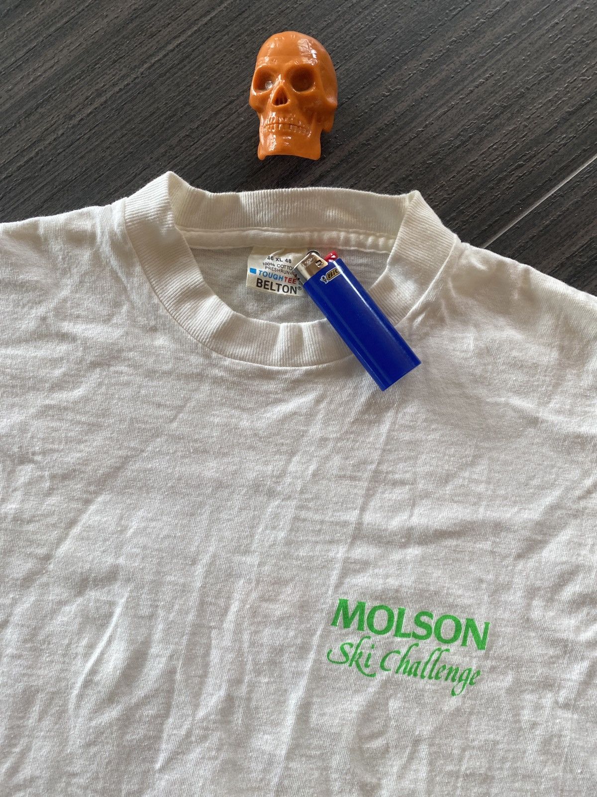 Vintage 80s Molson Ski Challenge art shirt XL Size US XL / EU 56 / 4 - 4 Thumbnail
