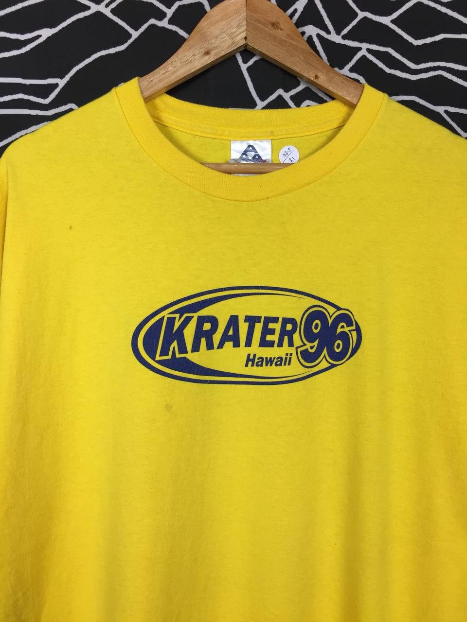 Vintage Vtg Y2K Krater 96 Hawaii Radio Station Graphic Logo Tee Size US XL / EU 56 / 4 - 3 Thumbnail