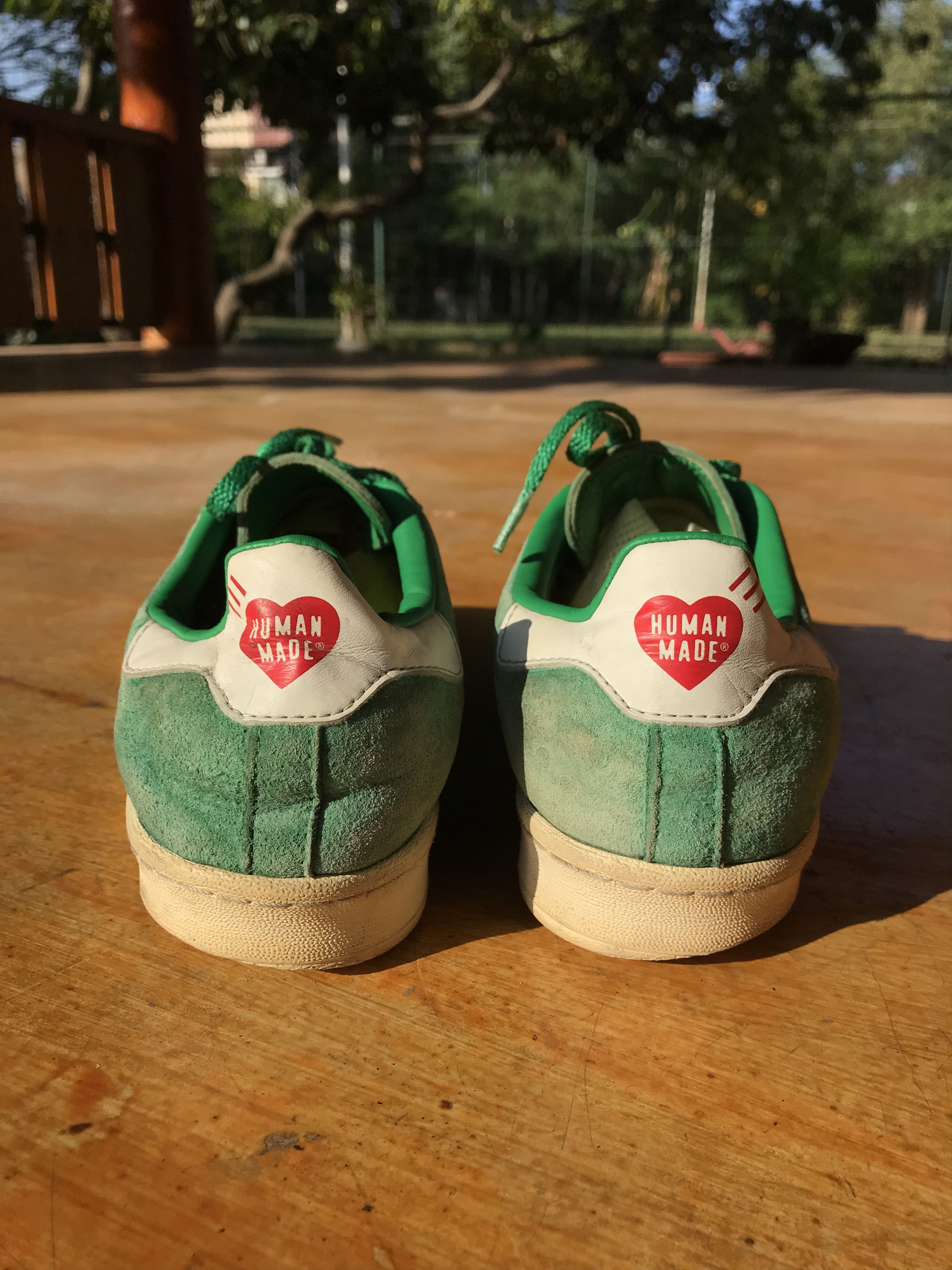 Human Made Adidas Originals Campus 80s X Human Made by Nigo Green japan Size US 9.5 / EU 42-43 - 3 Thumbnail