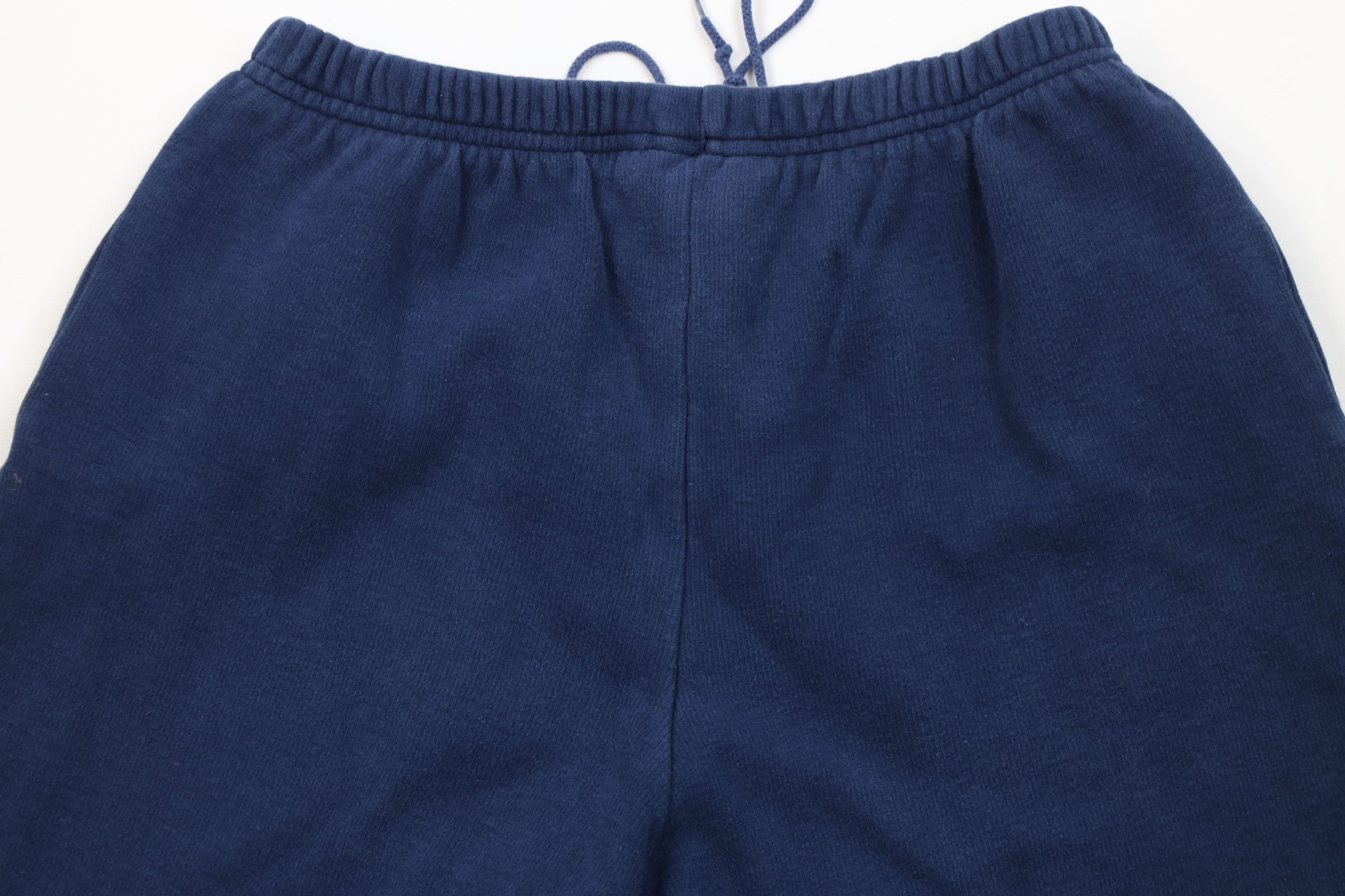 Vintage Vintage 90s Streetwear Ribbed Knit Sweatpants Pants Blue Size 28" / US 6 / IT 42 - 13 Thumbnail