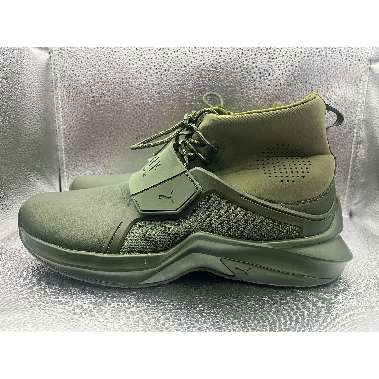 Puma Puma Trainer Hi By Fenty x Rihanna Cypress Green Sneakers Size US 7.5 / IT 37.5 - 2 Thumbnail