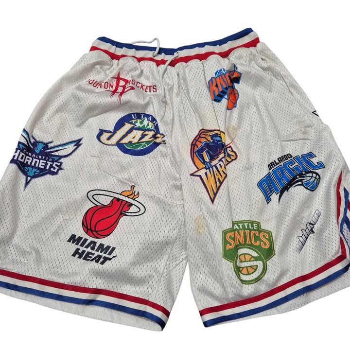 NBA Nba all team vintage shorts Size US 34 / EU 50 - 1 Thumbnail