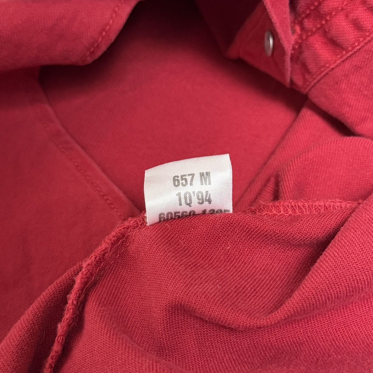 Levi's [Levi’s] 90’s Vintage Red Work Shirt Jacket Size US XL / EU 56 / 4 - 8 Thumbnail