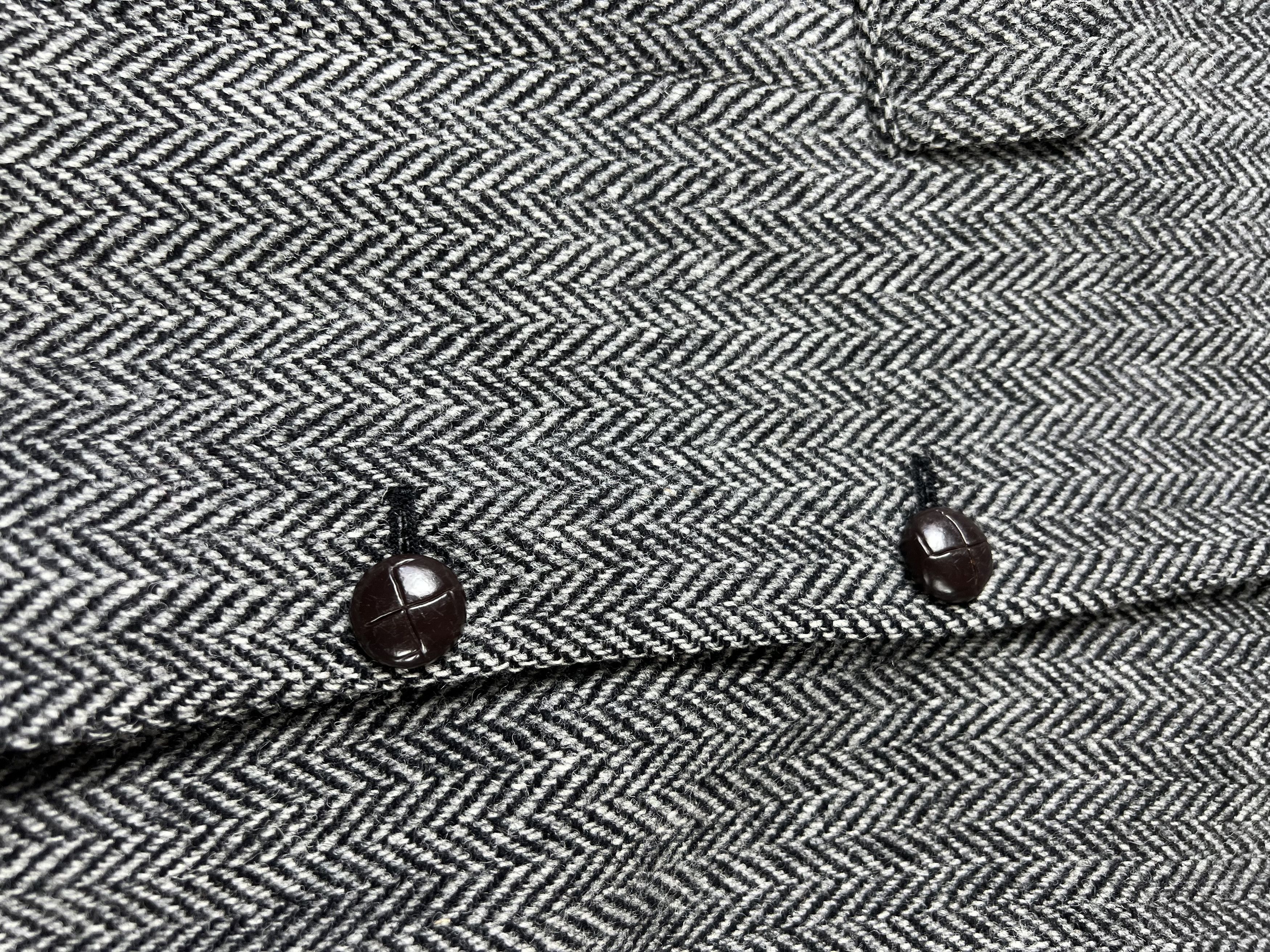 Harris Tweed × Vintage Vintage Harris Tweed Wool Blazer S Size 42S - 4 Thumbnail