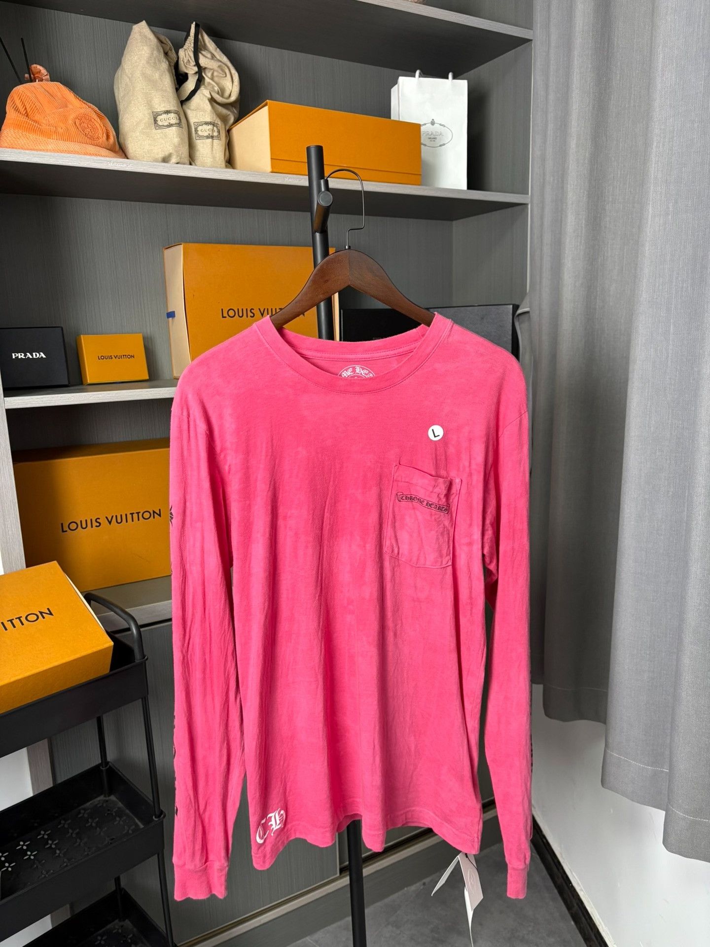 Chrome Hearts Chrome Hearts Limited Pink T-Shirt L Men Size US L / EU 52-54 / 3 - 1 Thumbnail
