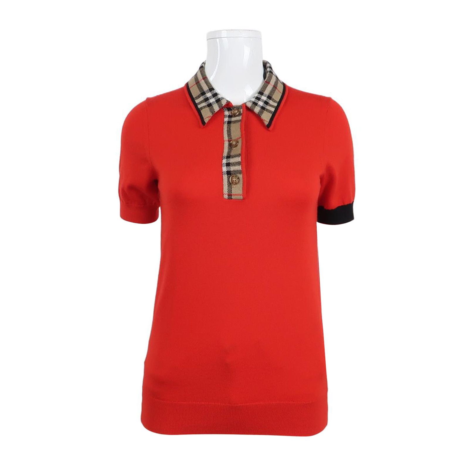 Burberry Burberry Women m Short Sleeve Shirts Size M / US 6-8 / IT 42-44 - 1 Thumbnail