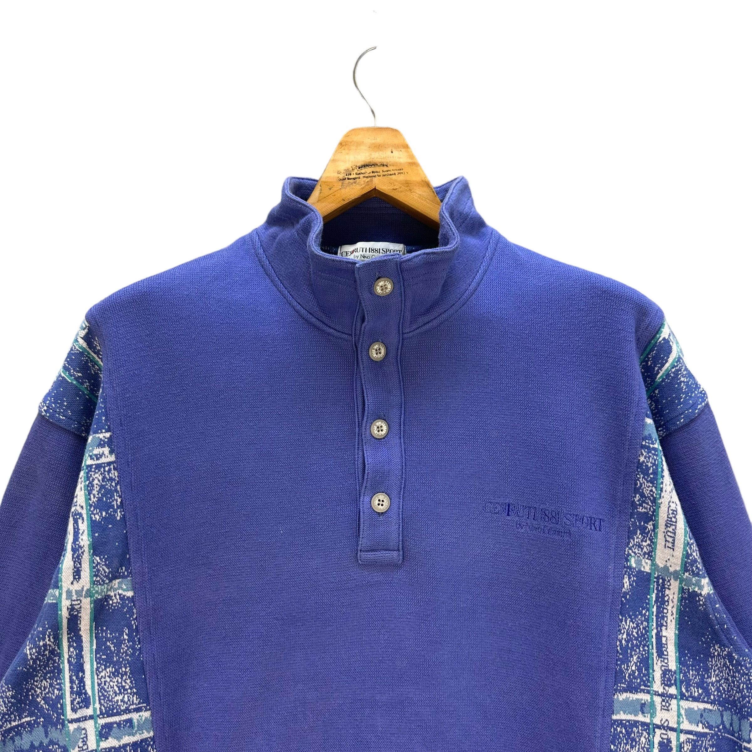Cerruti 1881 CERRUTI 1881 SPORT HALF BUTTON SWEATSHIRT #8697-021 Size US L / EU 52-54 / 3 - 2 Thumbnail