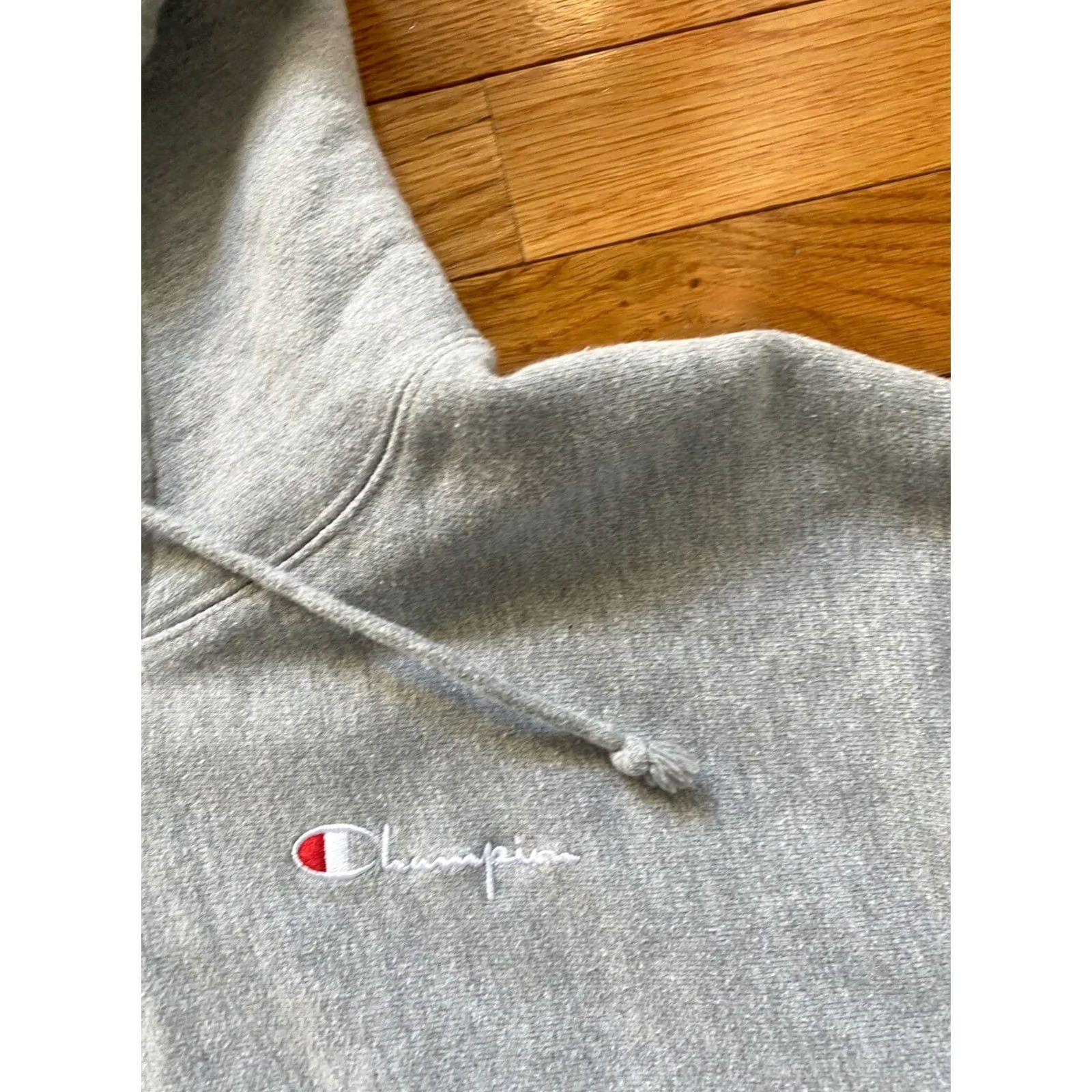 Champion Champion Reverse Weave Hoodie Men’s M Gray Long Sleeve Pullover Spellout Size US XL / EU 56 / 4 - 3 Thumbnail