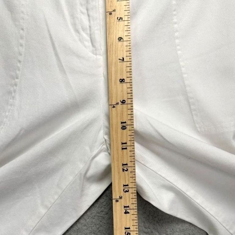 Van Heusen Van Heusen Pants Womens 12 White NEW Wide Leg Stain Shield High Rise Straight Size 34" / US 12 / IT 48 - 6 Thumbnail