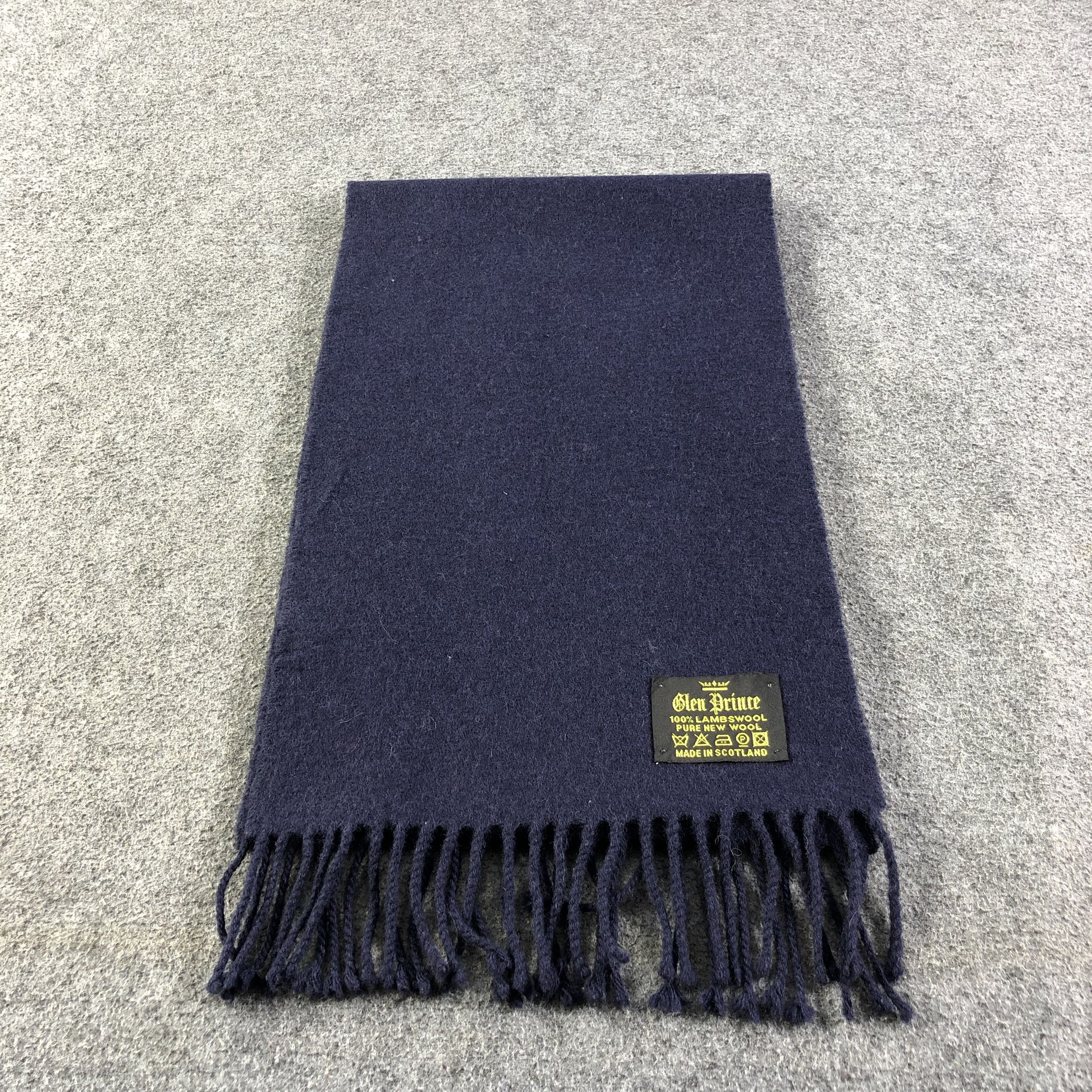 Vintage Glen Prince Wool Scarf Muffler V1062 Size ONE SIZE - 3 Thumbnail