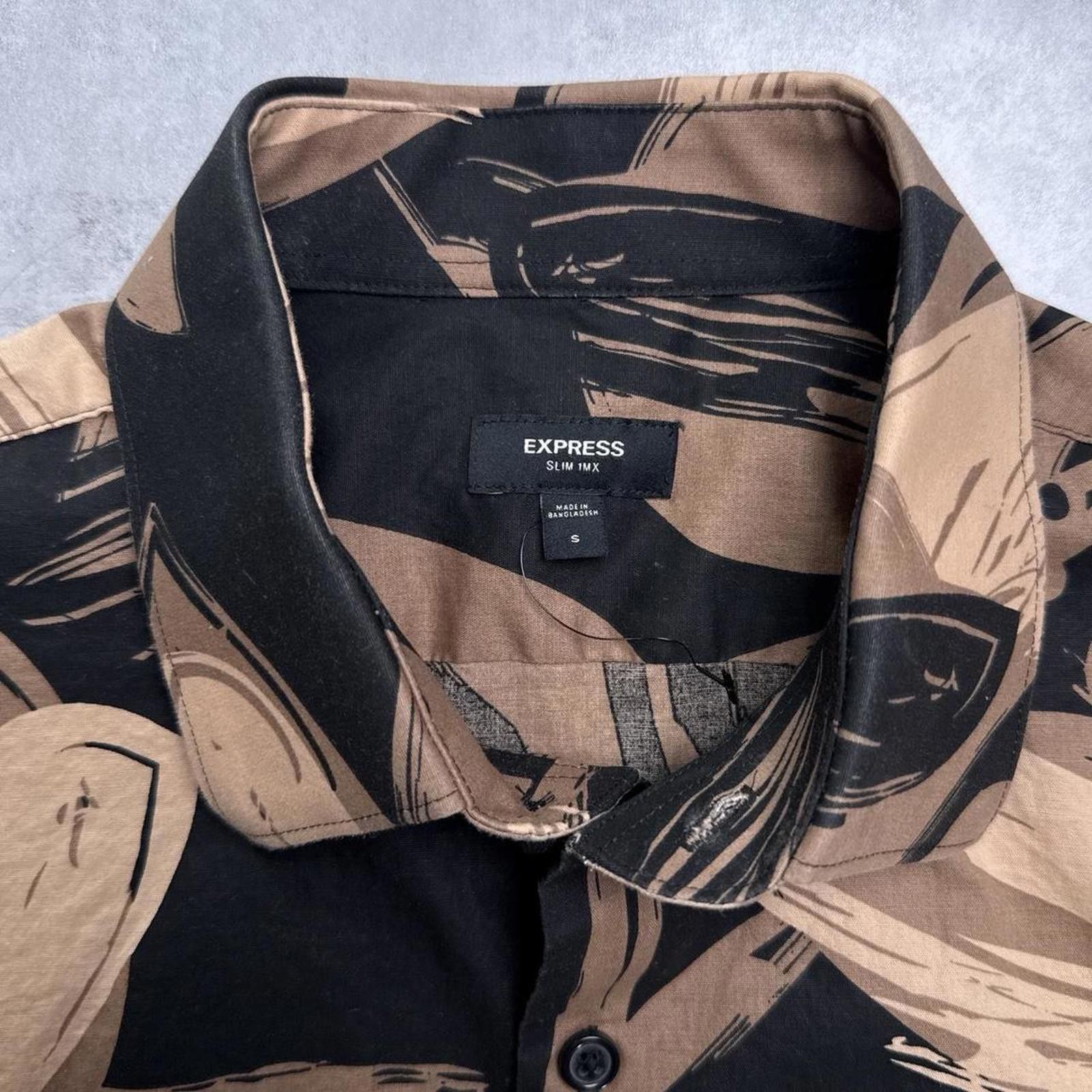 Express Y2K Express 00s Button Up Long sleeve leopard print shirt Size US S / EU 44-46 / 1 - 4 Thumbnail