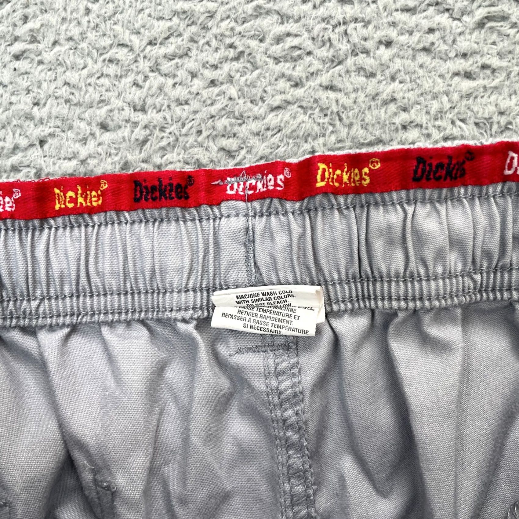 Dickies Dickies Pants Mens Small Gray EDS Signature Scrubs Cargo Pockets Straight Leg Size US 29 - 3 Thumbnail