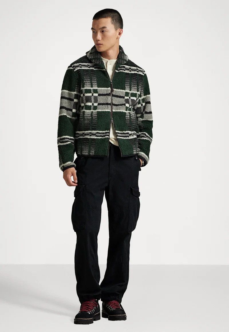 Polo Ralph Lauren Polo Ralph Lauren Geometric-Print Pile Fleece Jacket Large Size US L / EU 52-54 / 3 - 1 Thumbnail