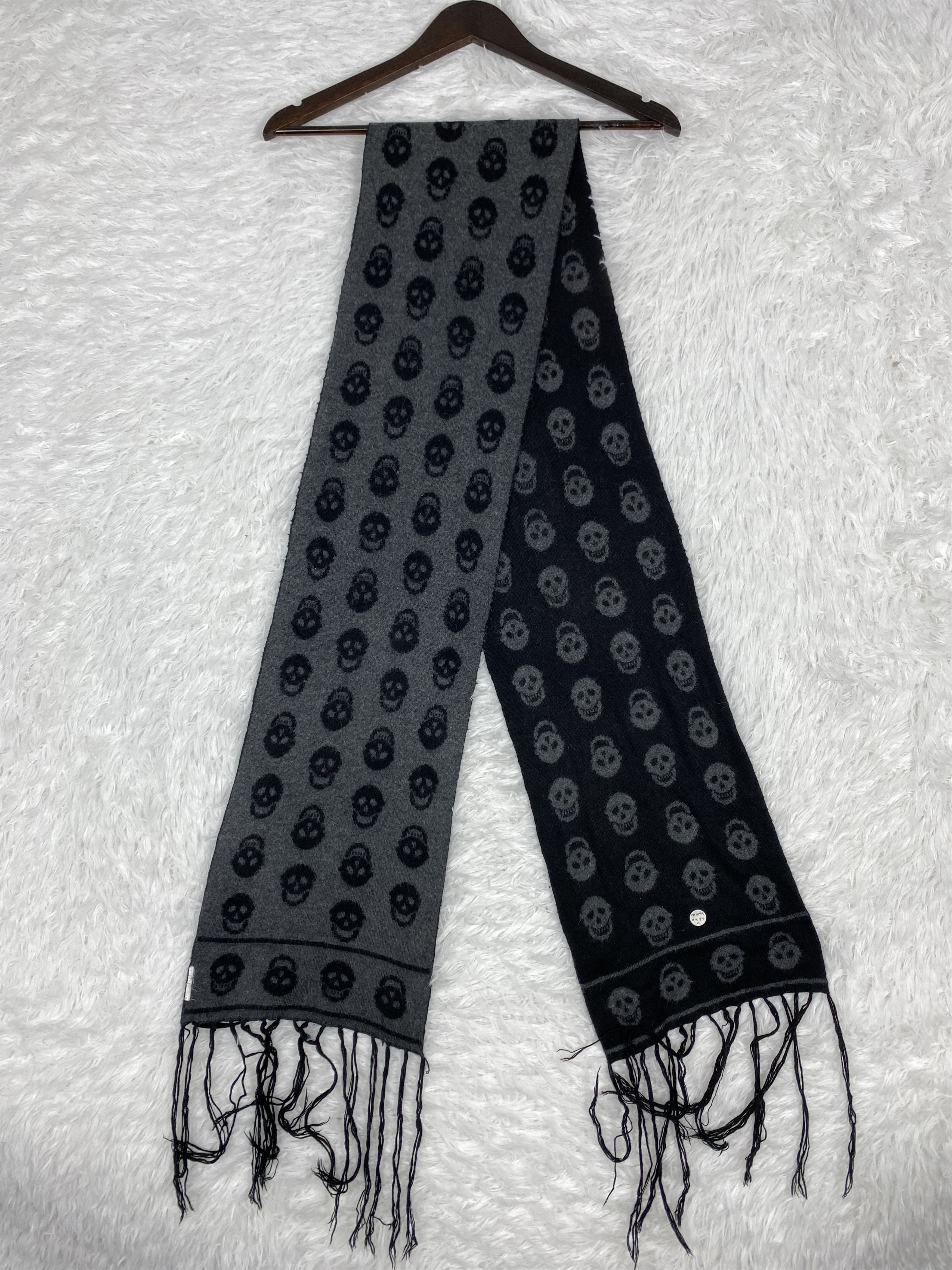 Vintage Vintage Skulls Scarf / Muffler Neckwear PM0199 Size ONE SIZE - 8 Thumbnail