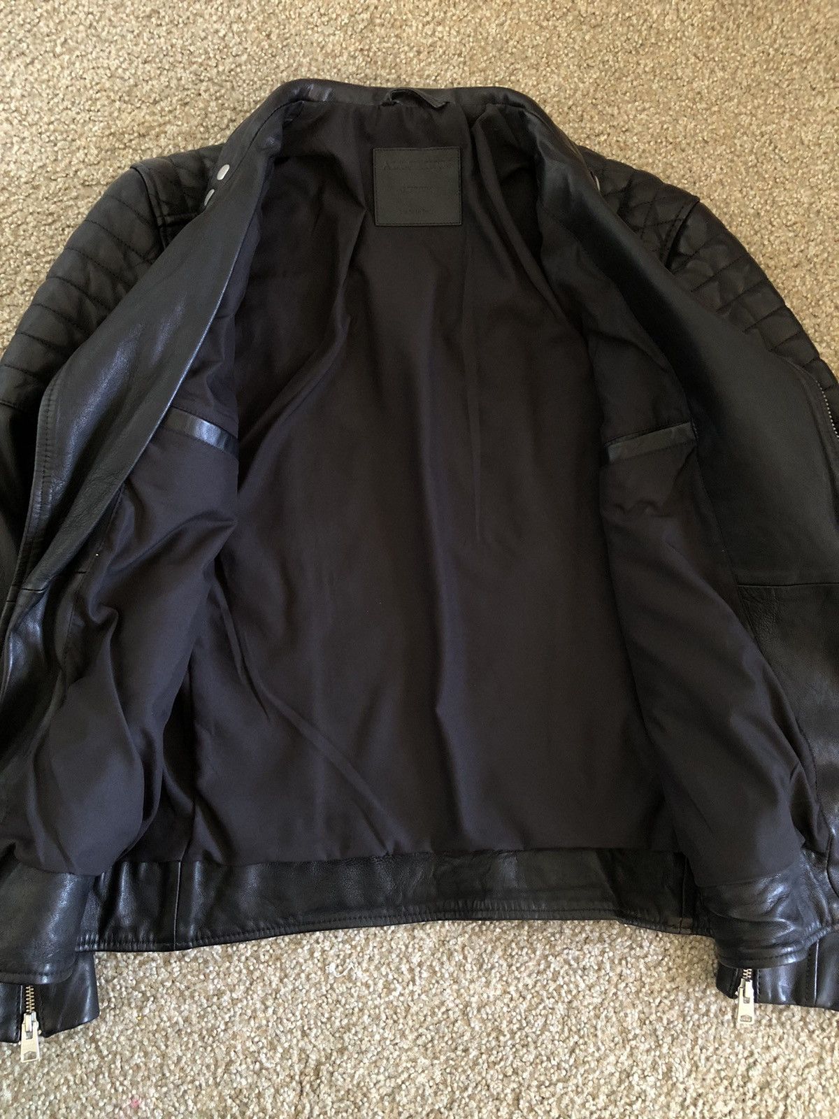 Allsaints Leather Biker Jacket Size US M / EU 48-50 / 2 - 3 Thumbnail