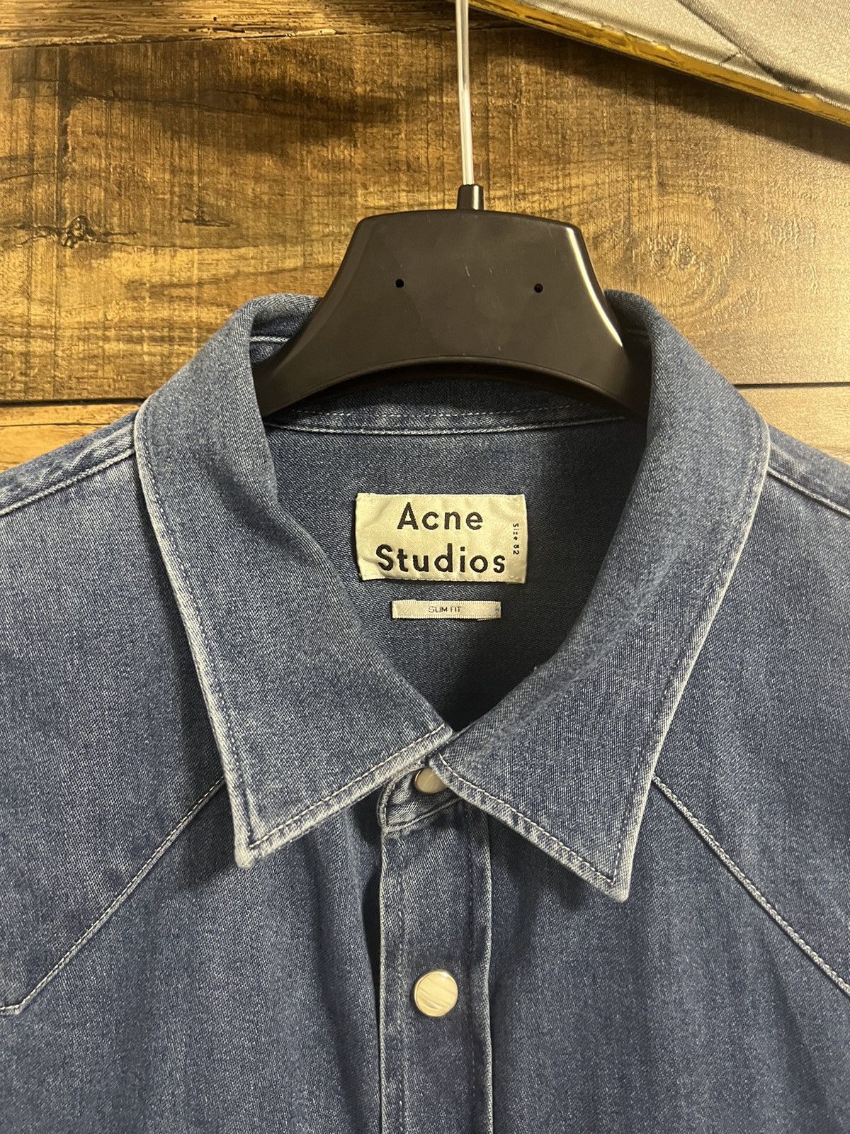 Acne Studios ACNE STUDIOS Denim Western Button Up Shirt Long Sleeve Size US M / EU 48-50 / 2 - 10 Thumbnail